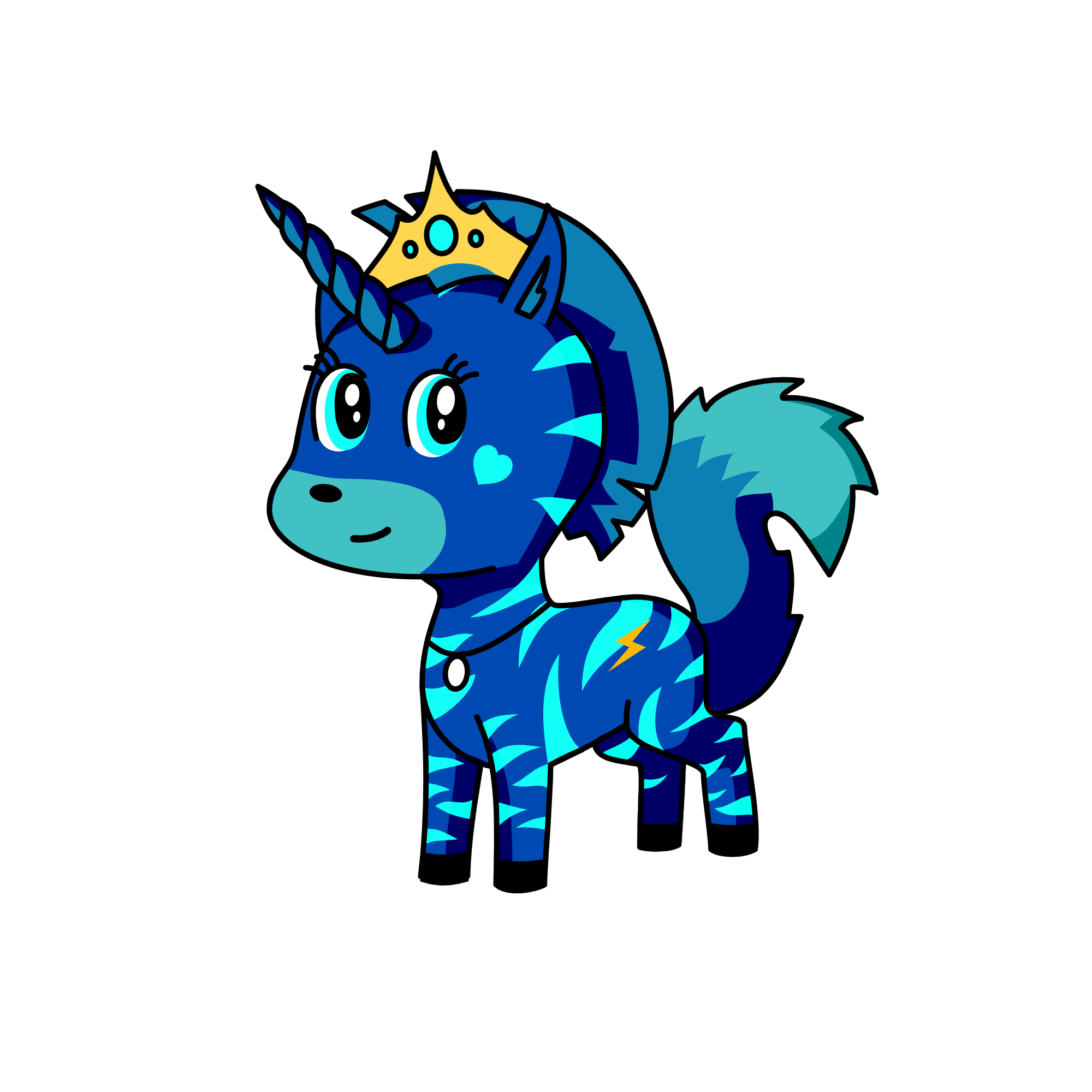 moon, the unicorn