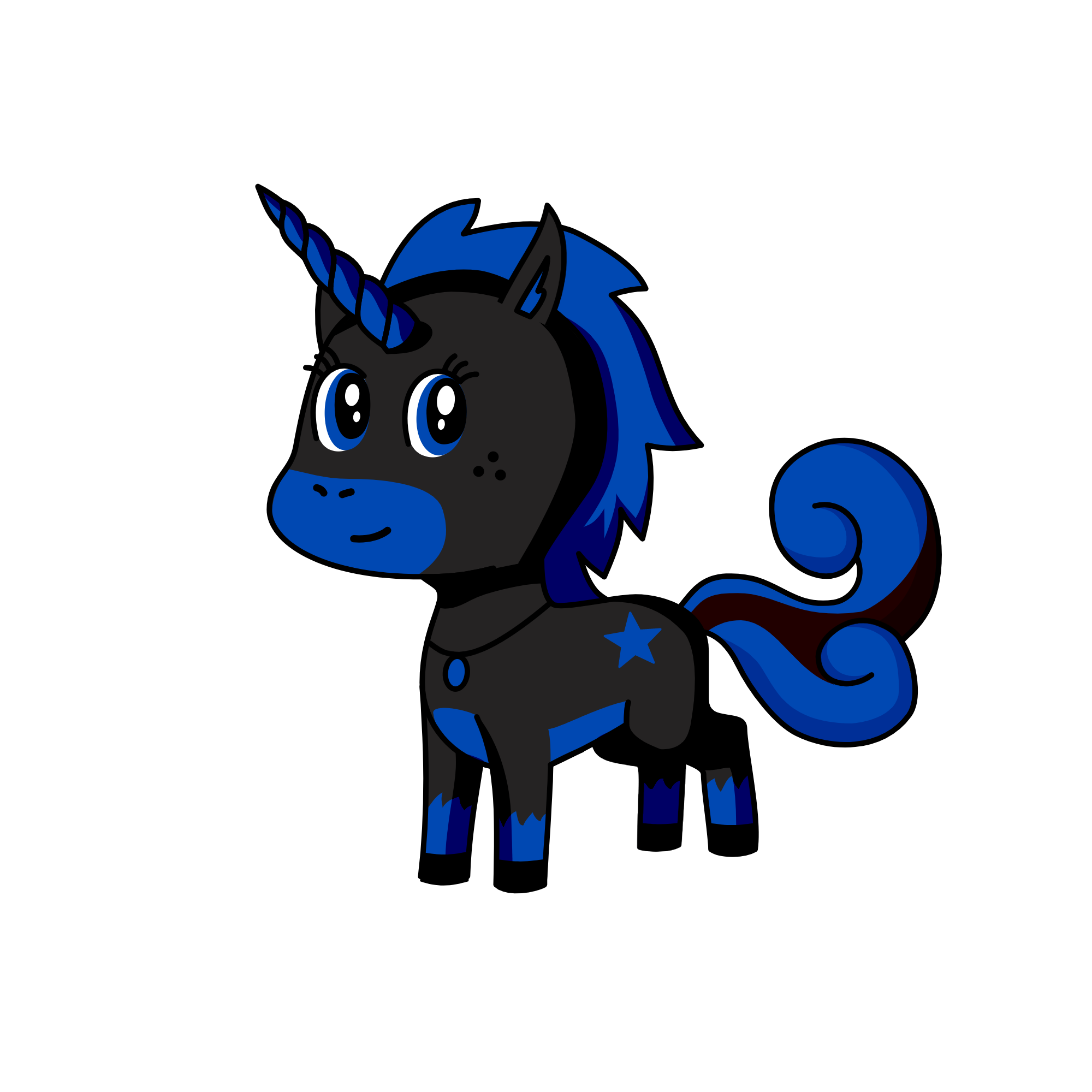Night, the unicorn