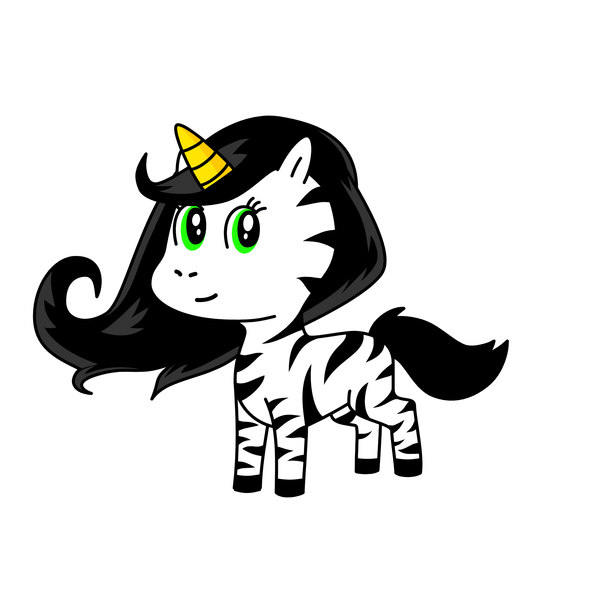 Zebracorn, the unicorn