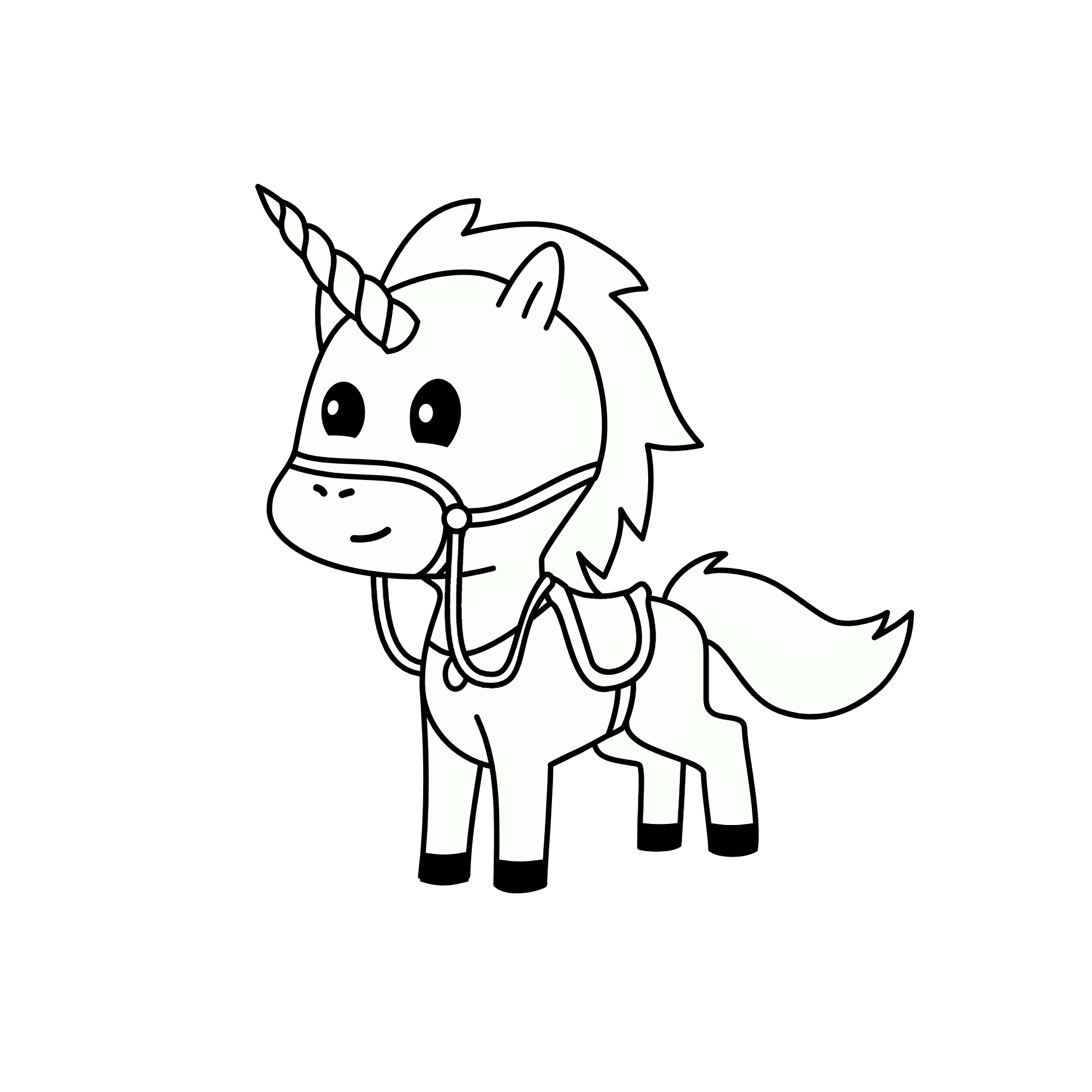 Whitey, the unicorn