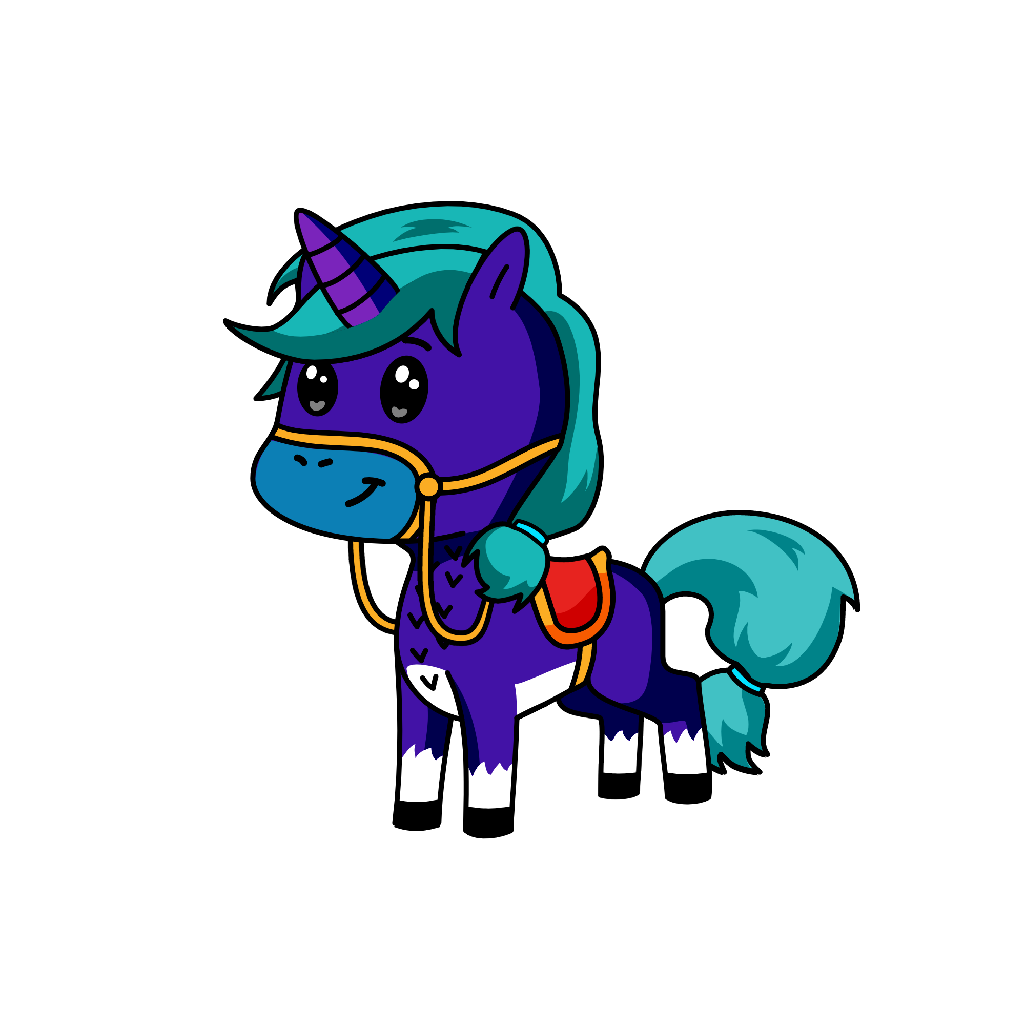 Pixel, the unicorn