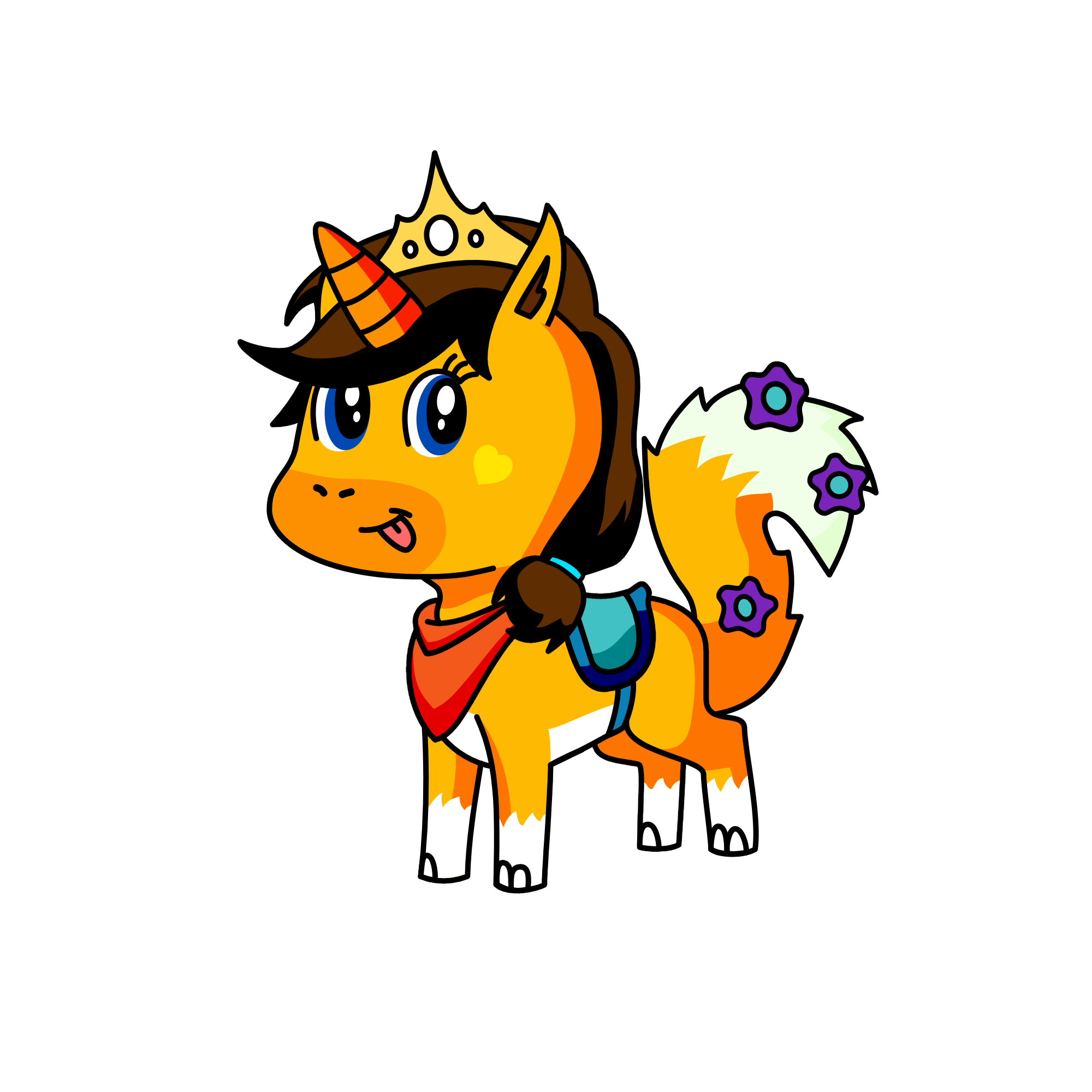 Freckle, the unicorn