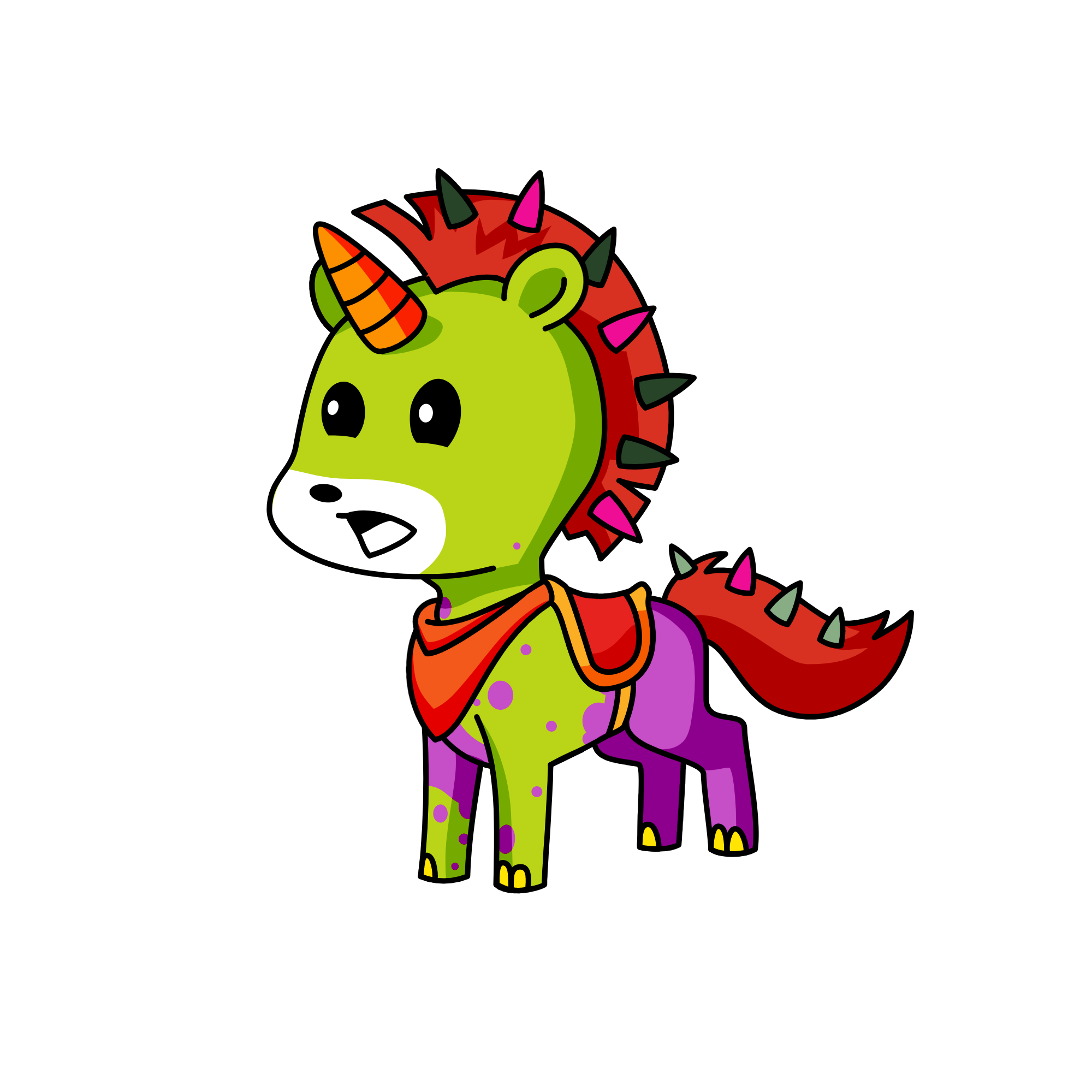 Pooket, the unicorn