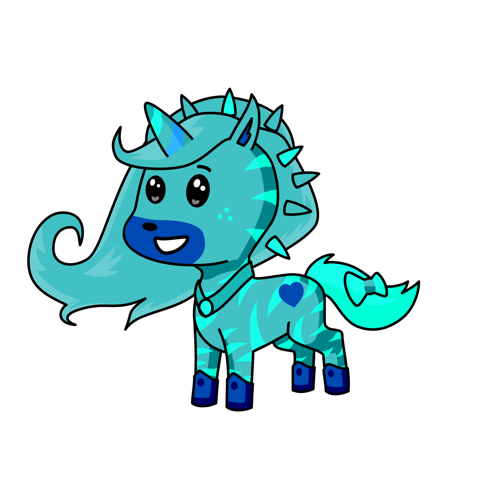 blu unicorn, the unicorn