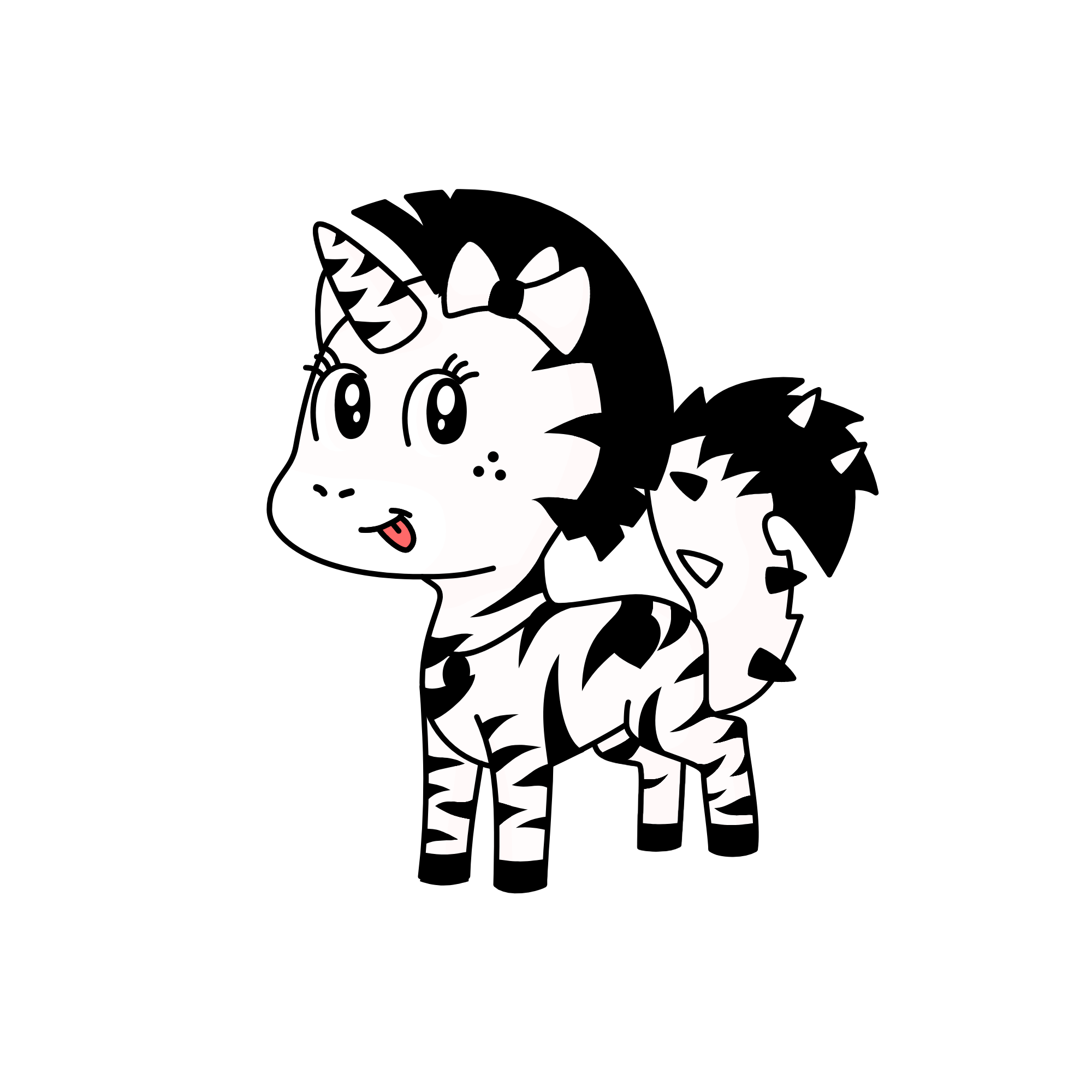 zebra, the unicorn