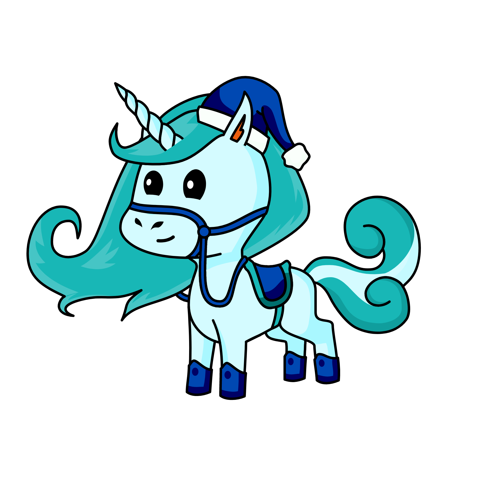 Winter, the unicorn