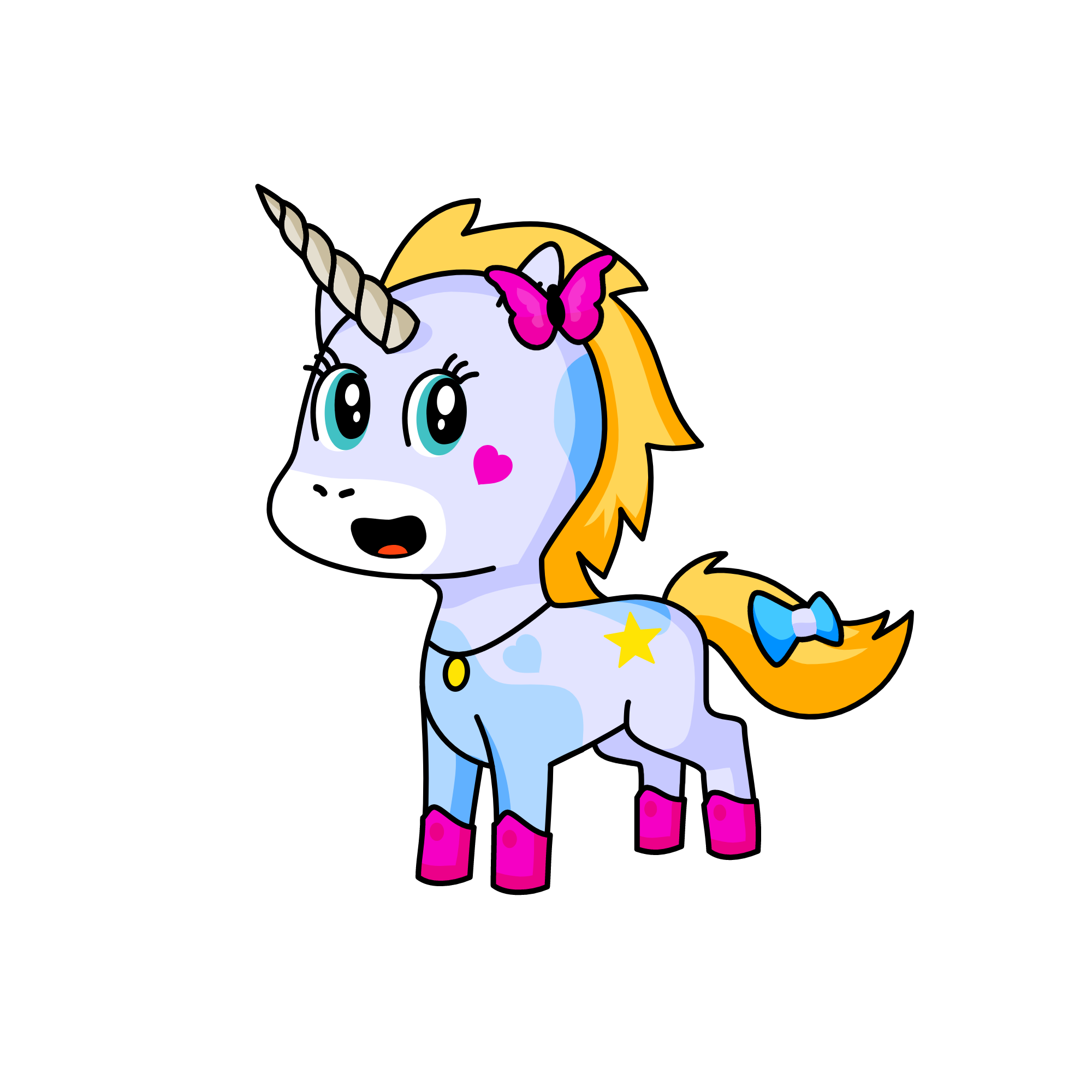 Fosta, the unicorn