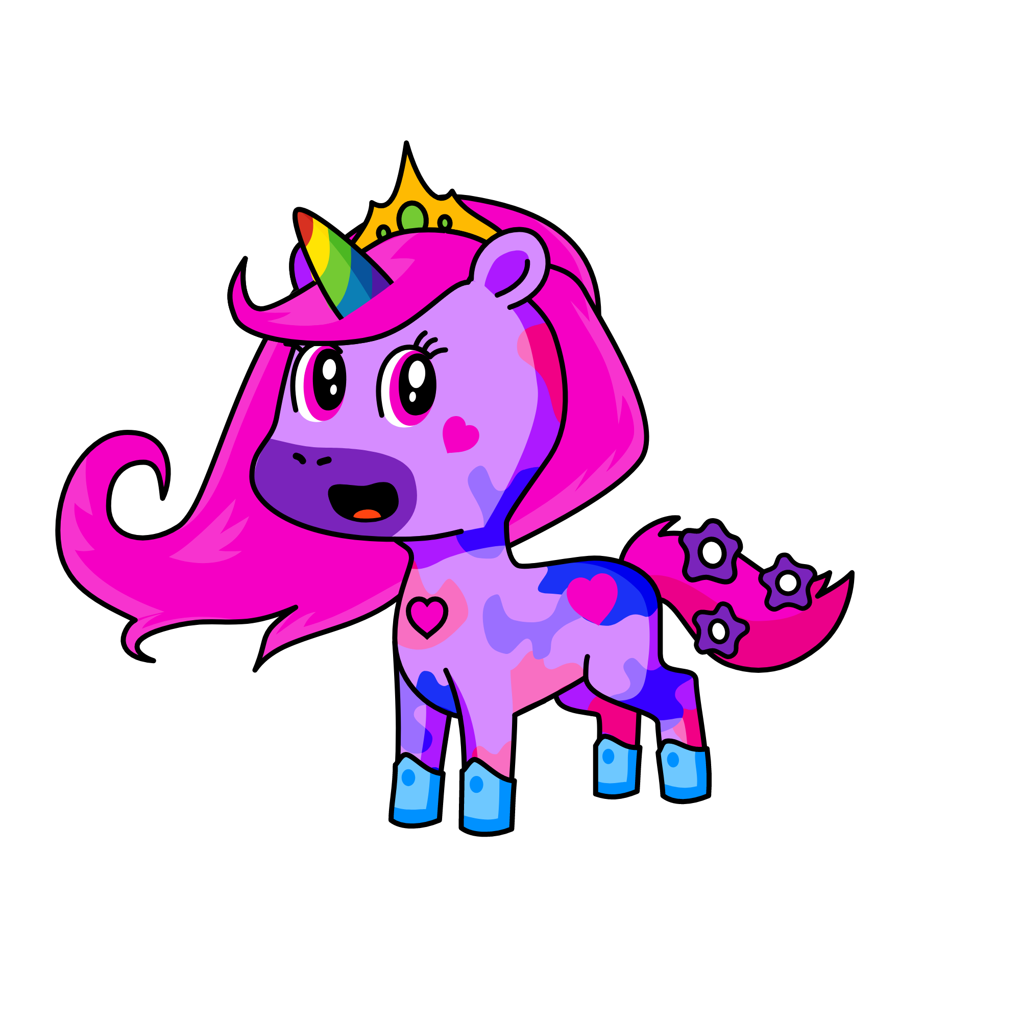 Maginia, the unicorn