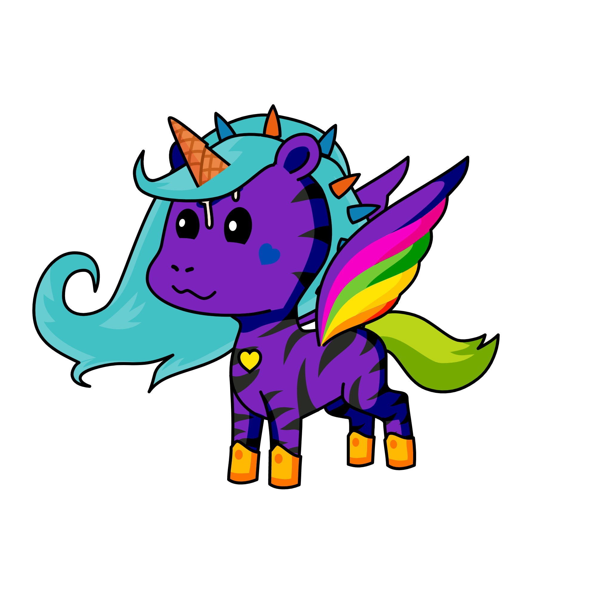 random, the unicorn