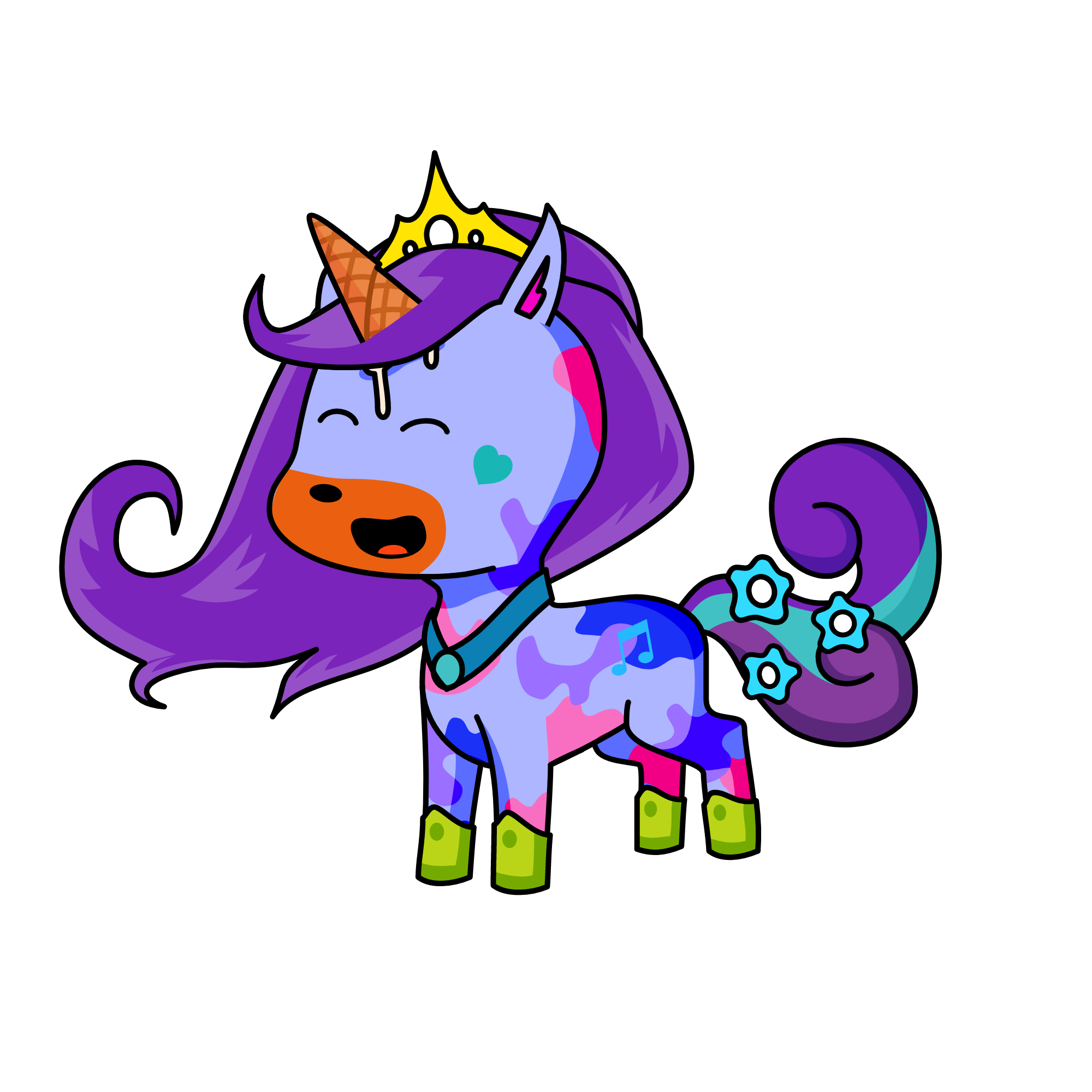 random icecream, the unicorn
