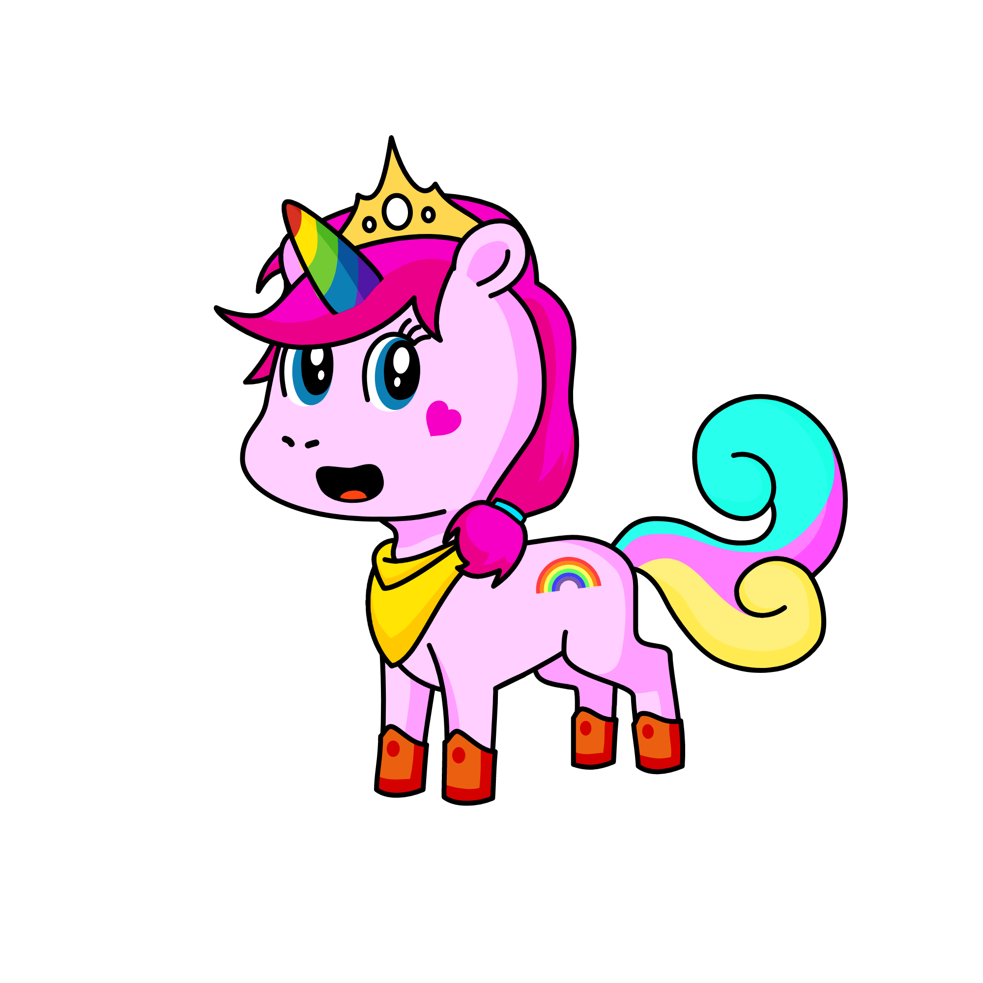 Cutiecorn, the unicorn