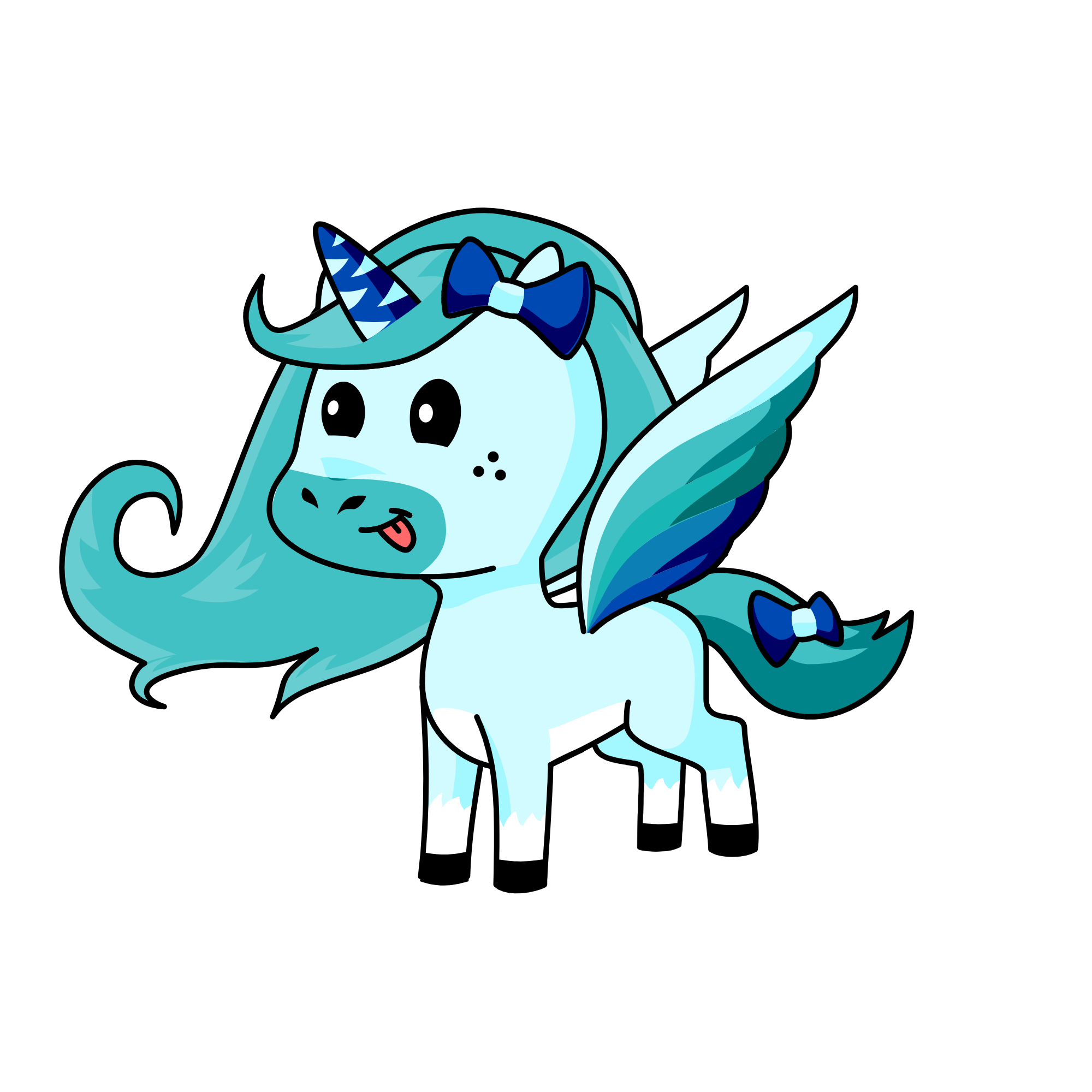 flaking fairy, the unicorn