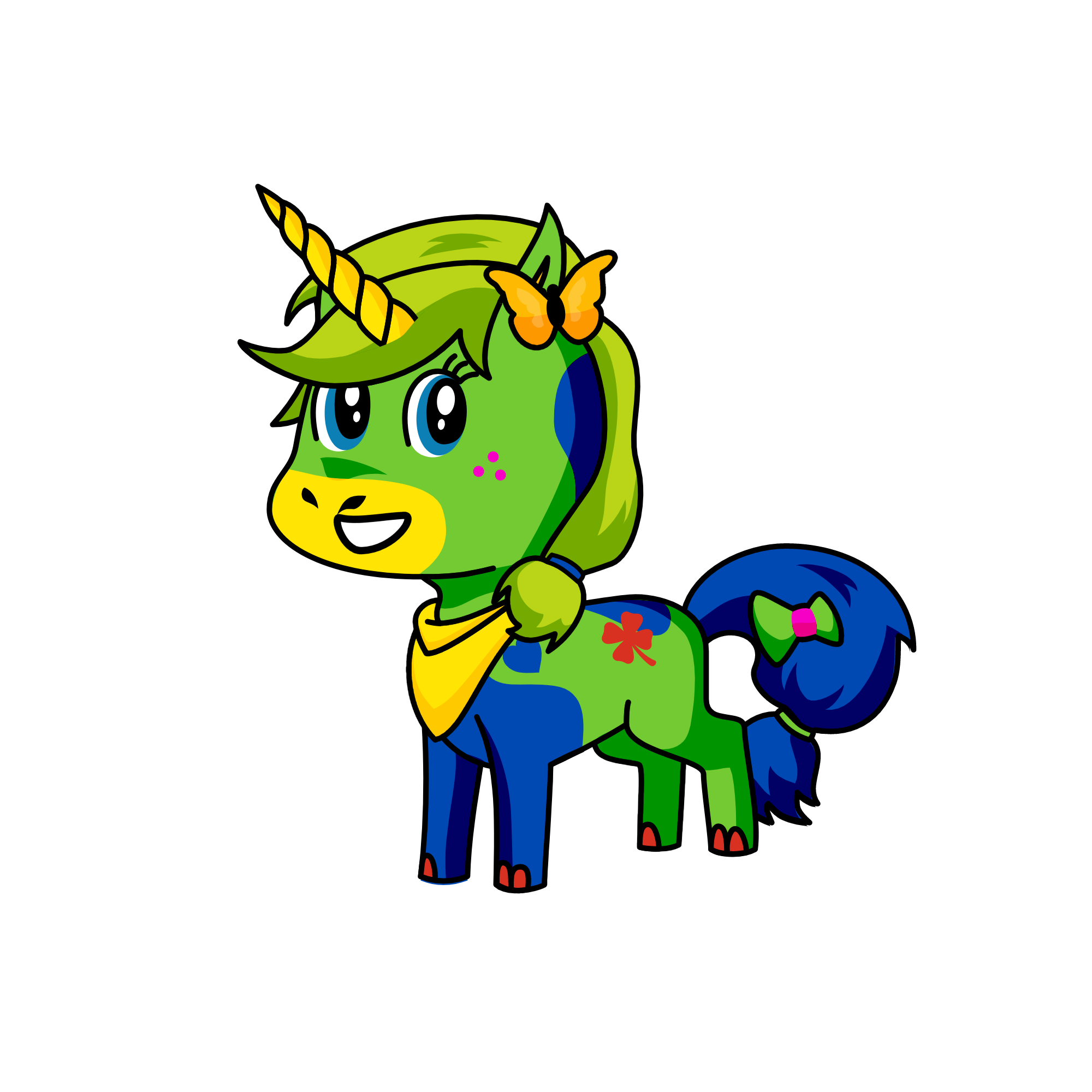 cloverlana, the unicorn