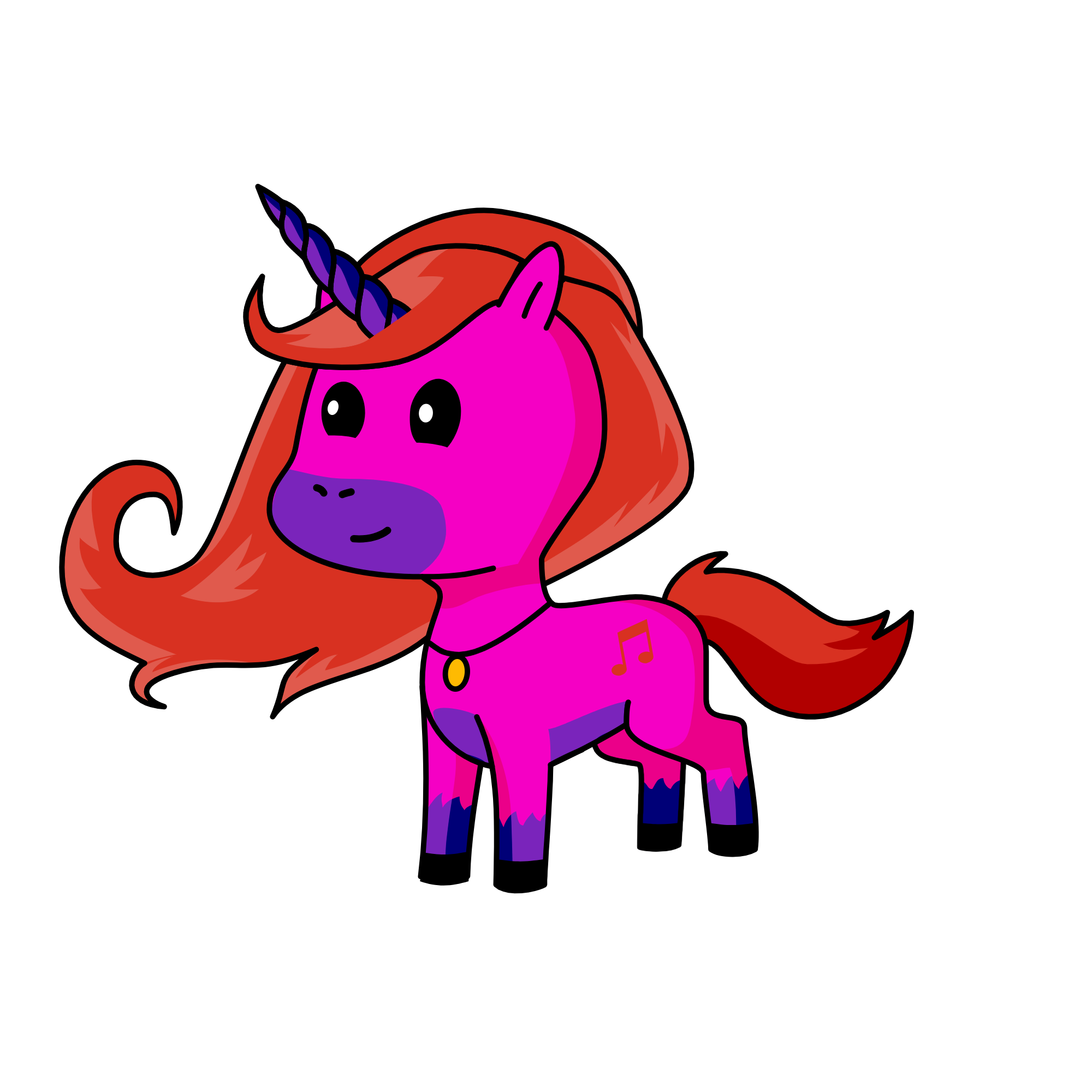 Cute Cookie , the unicorn