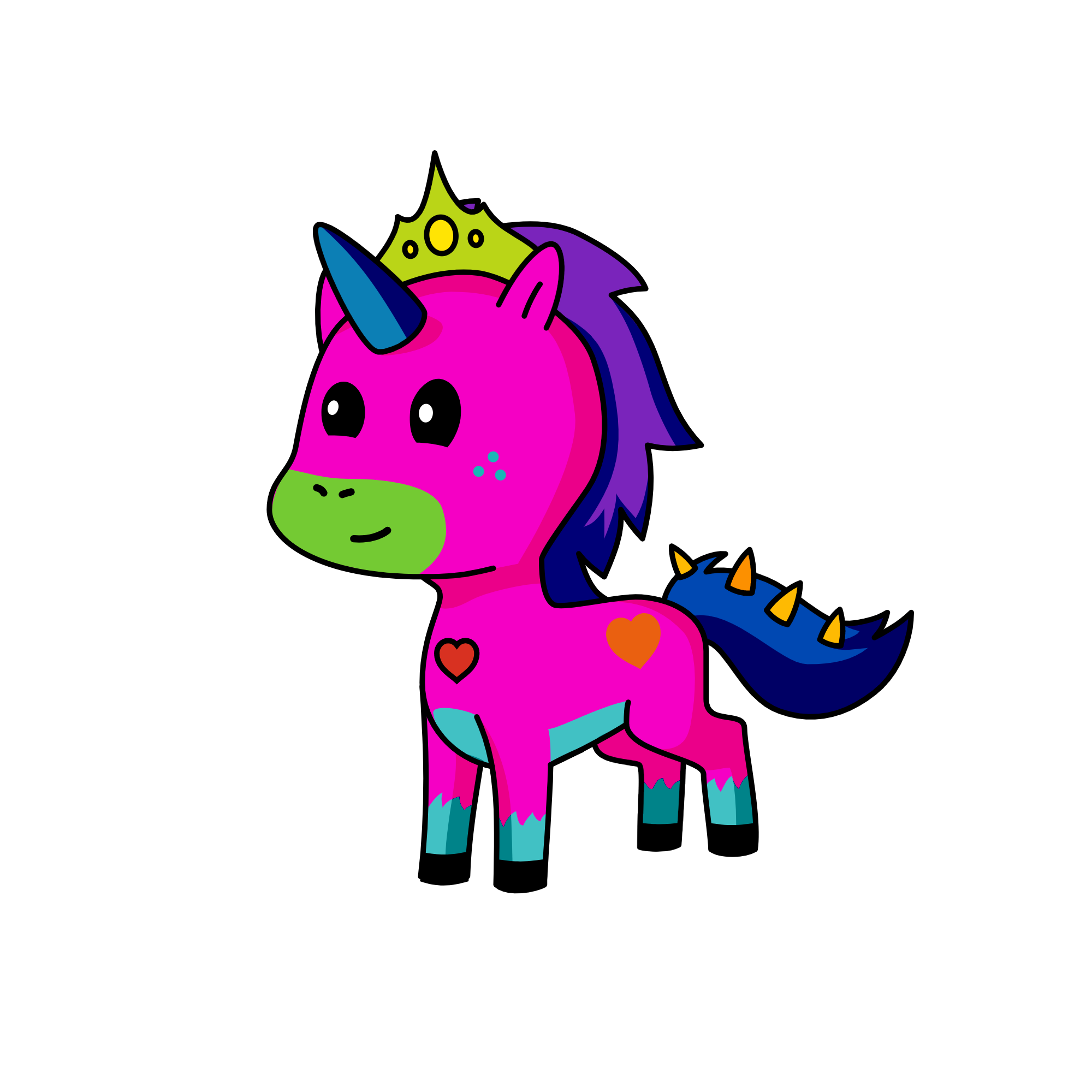 Randbow, the unicorn