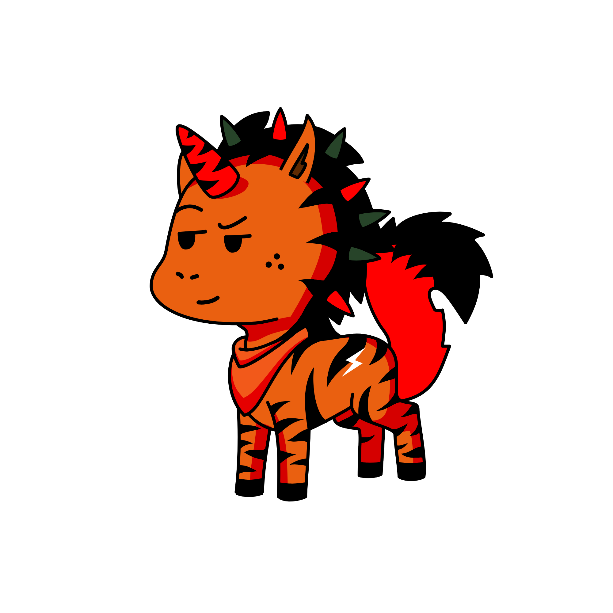 Fire, the unicorn