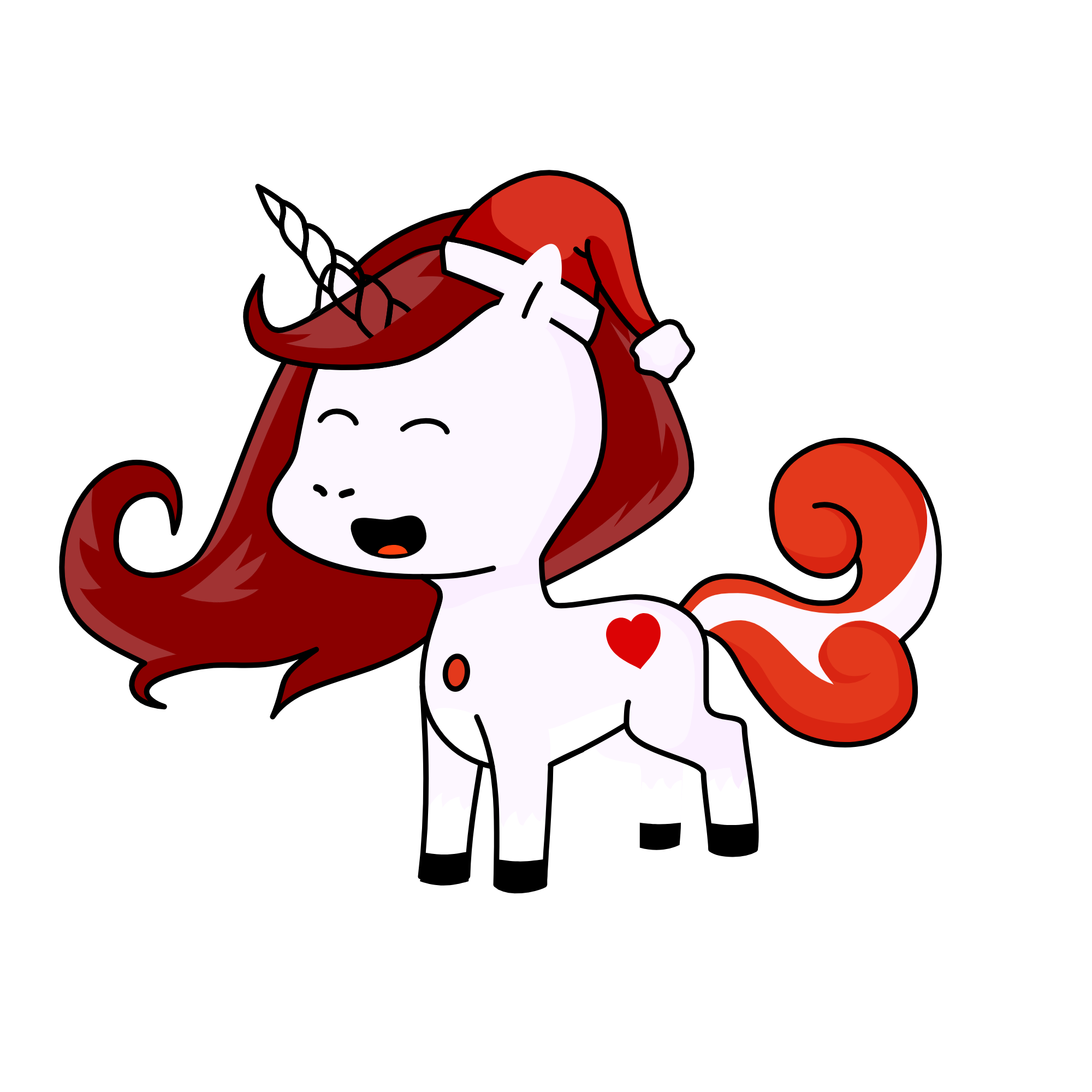 santa-corn, the unicorn