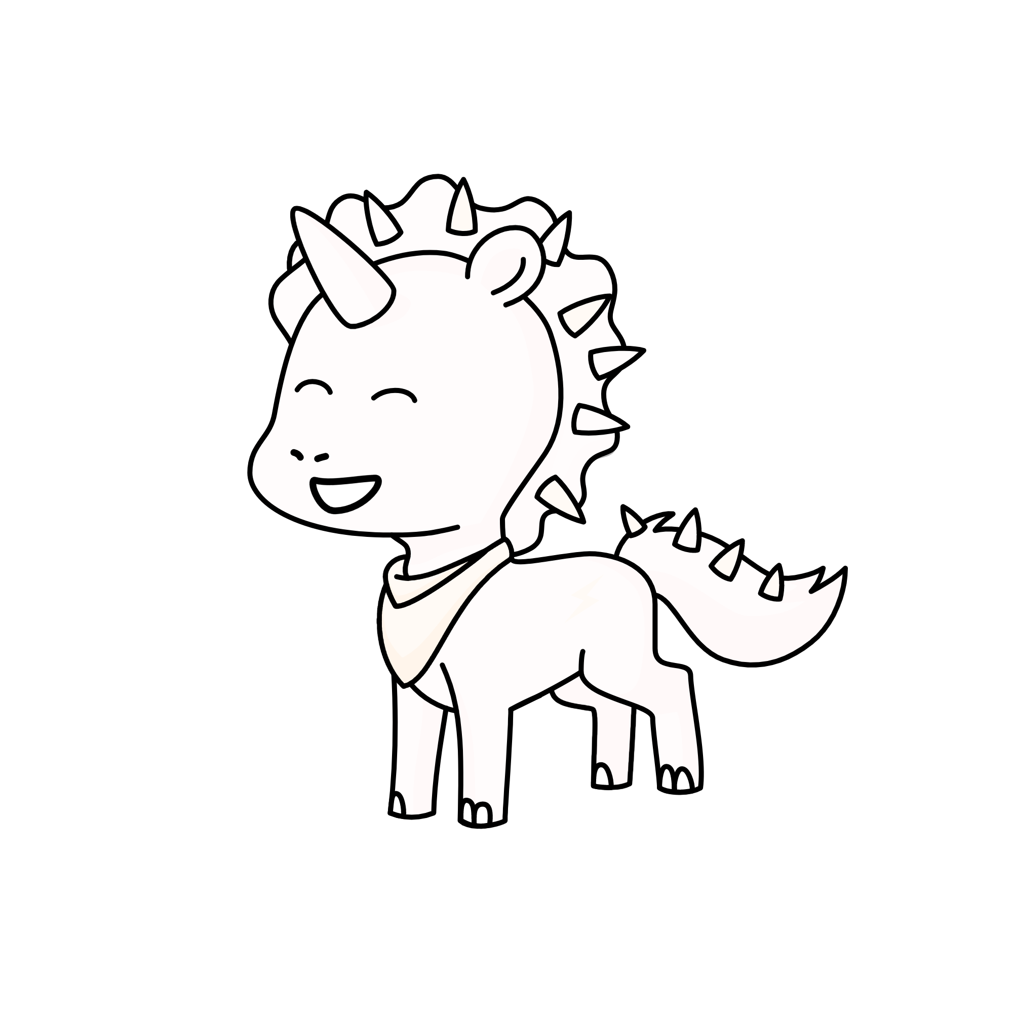 white hüü, the unicorn