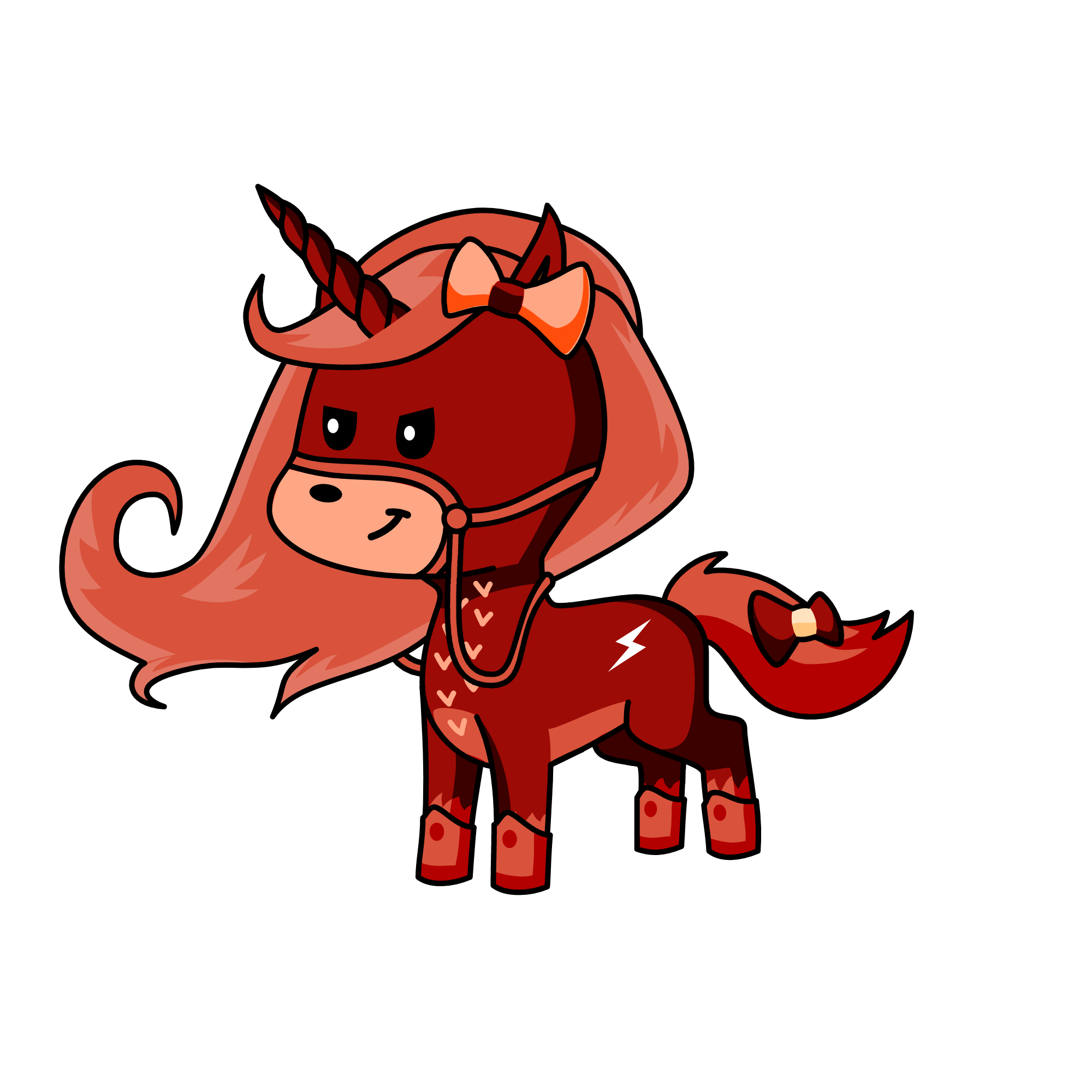 RED SHINE , the unicorn