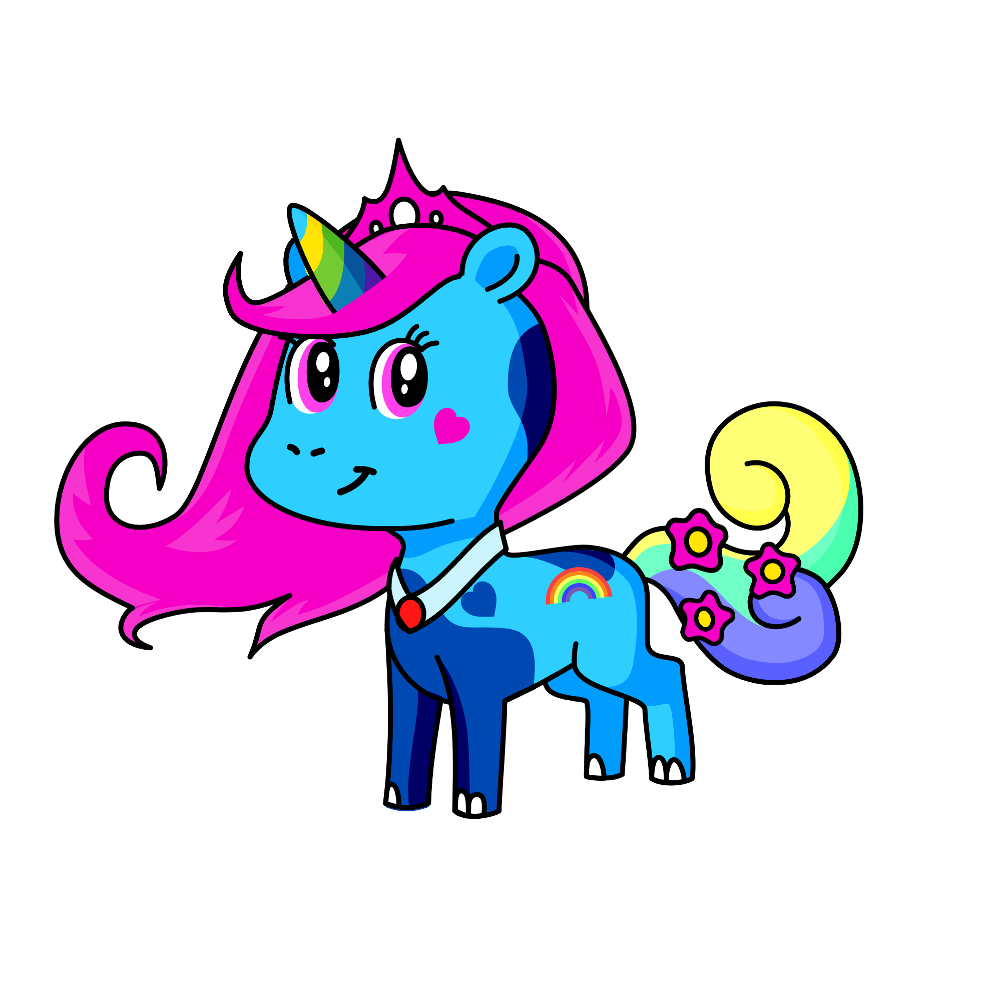 POPY, the unicorn