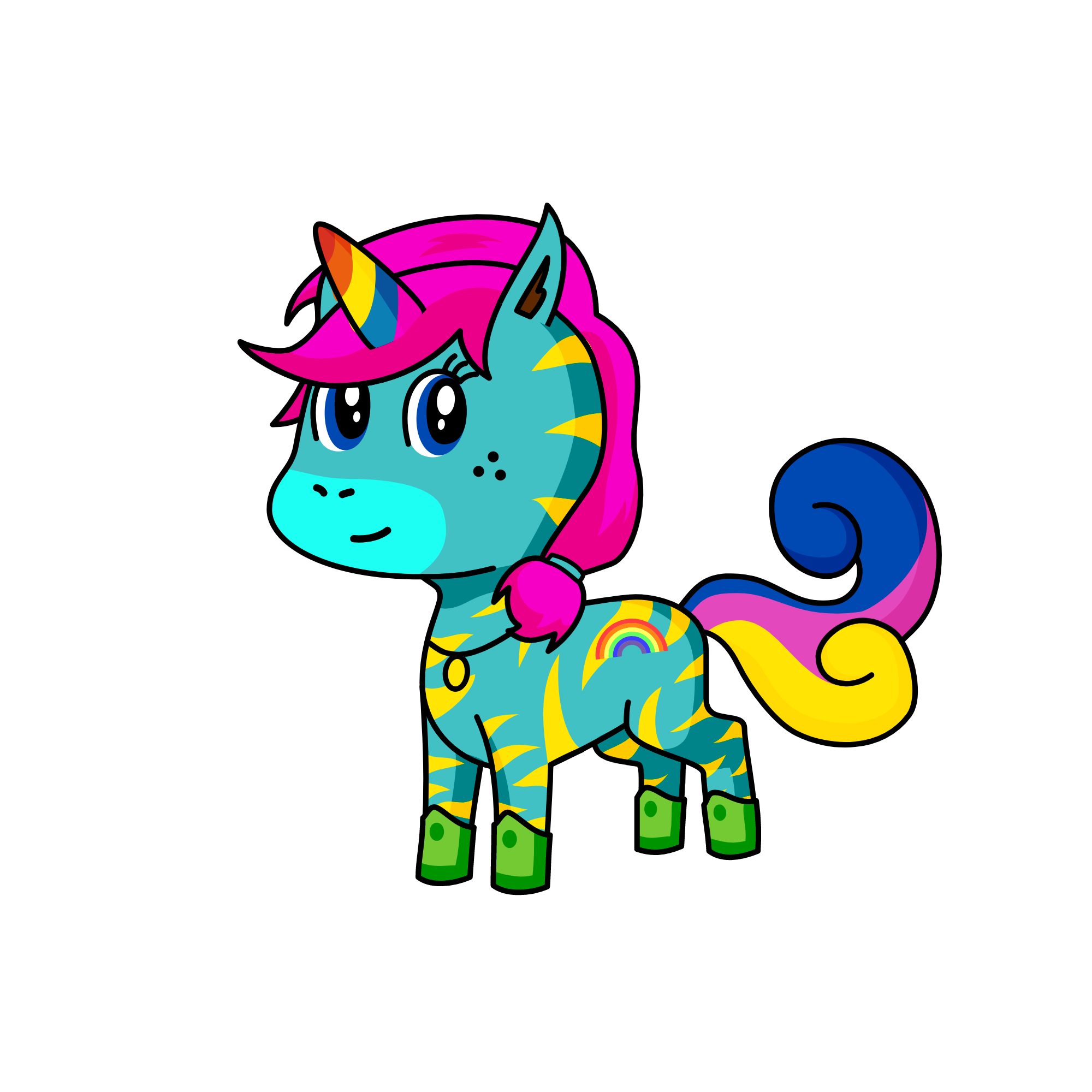 Manuela, the unicorn