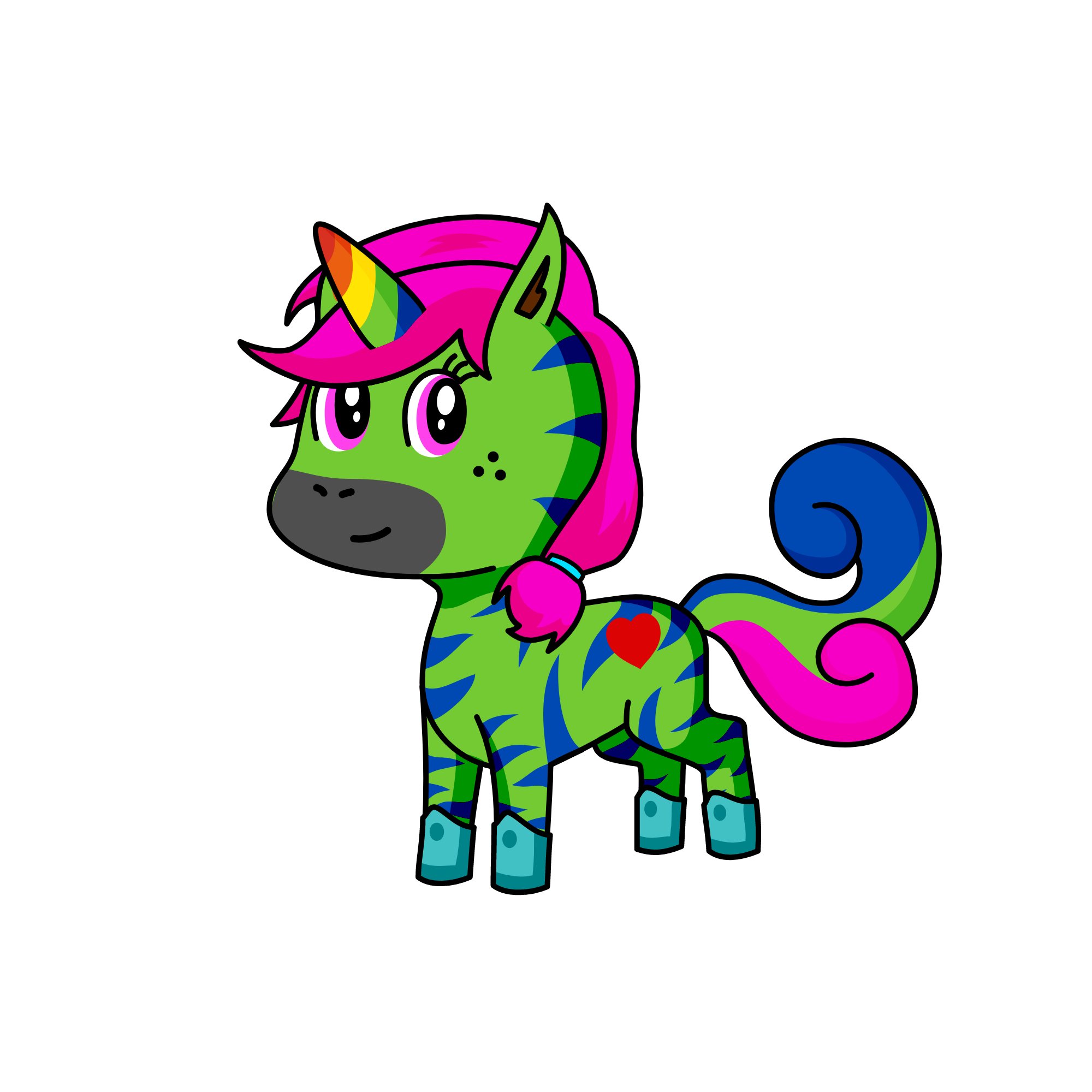 Mama, the unicorn
