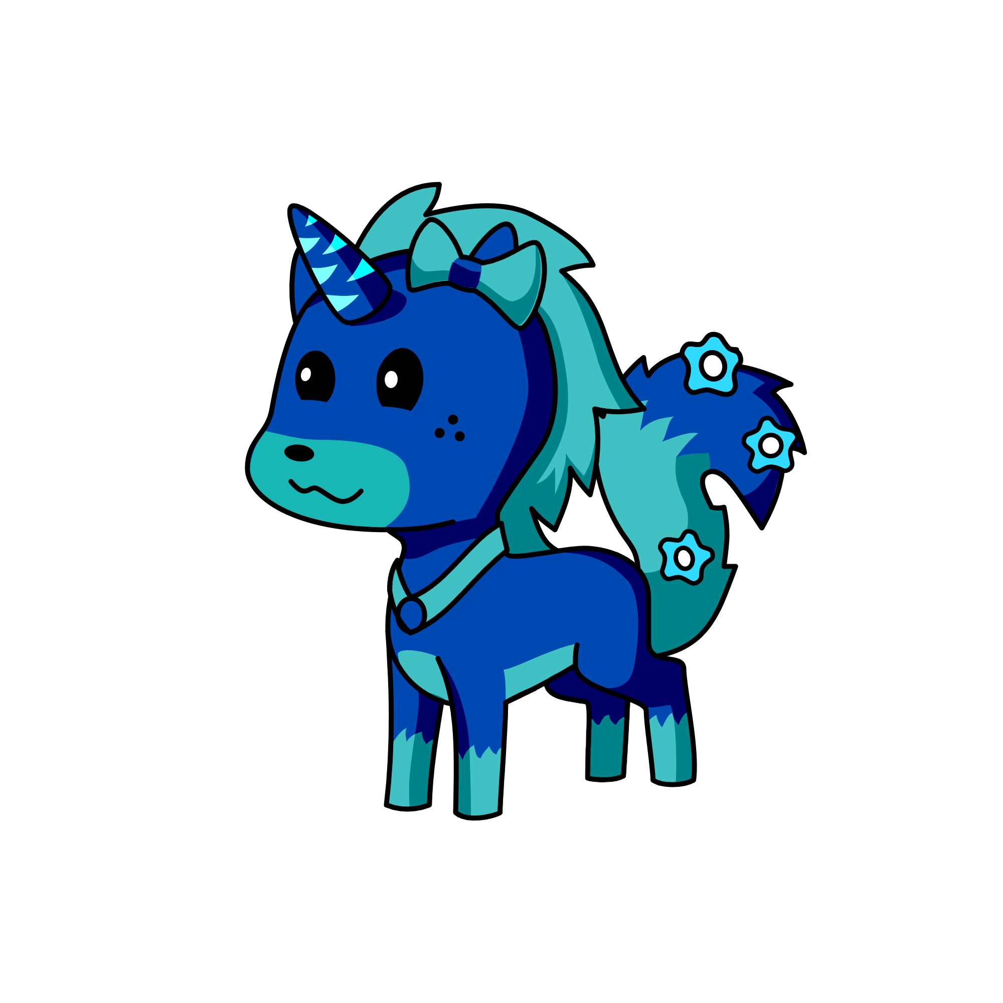 SapphireMeowMeow, the unicorn