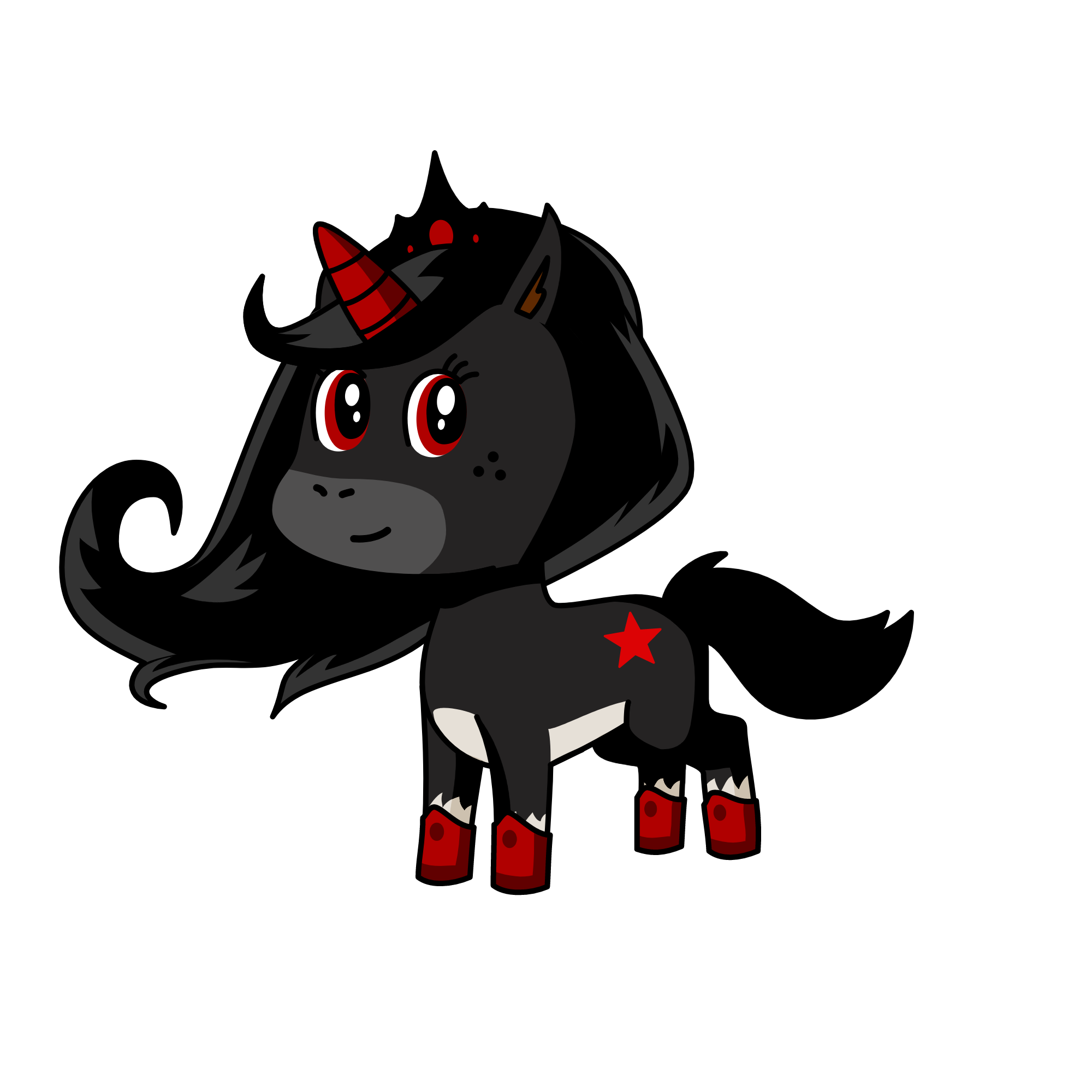 Princess Luna, the unicorn