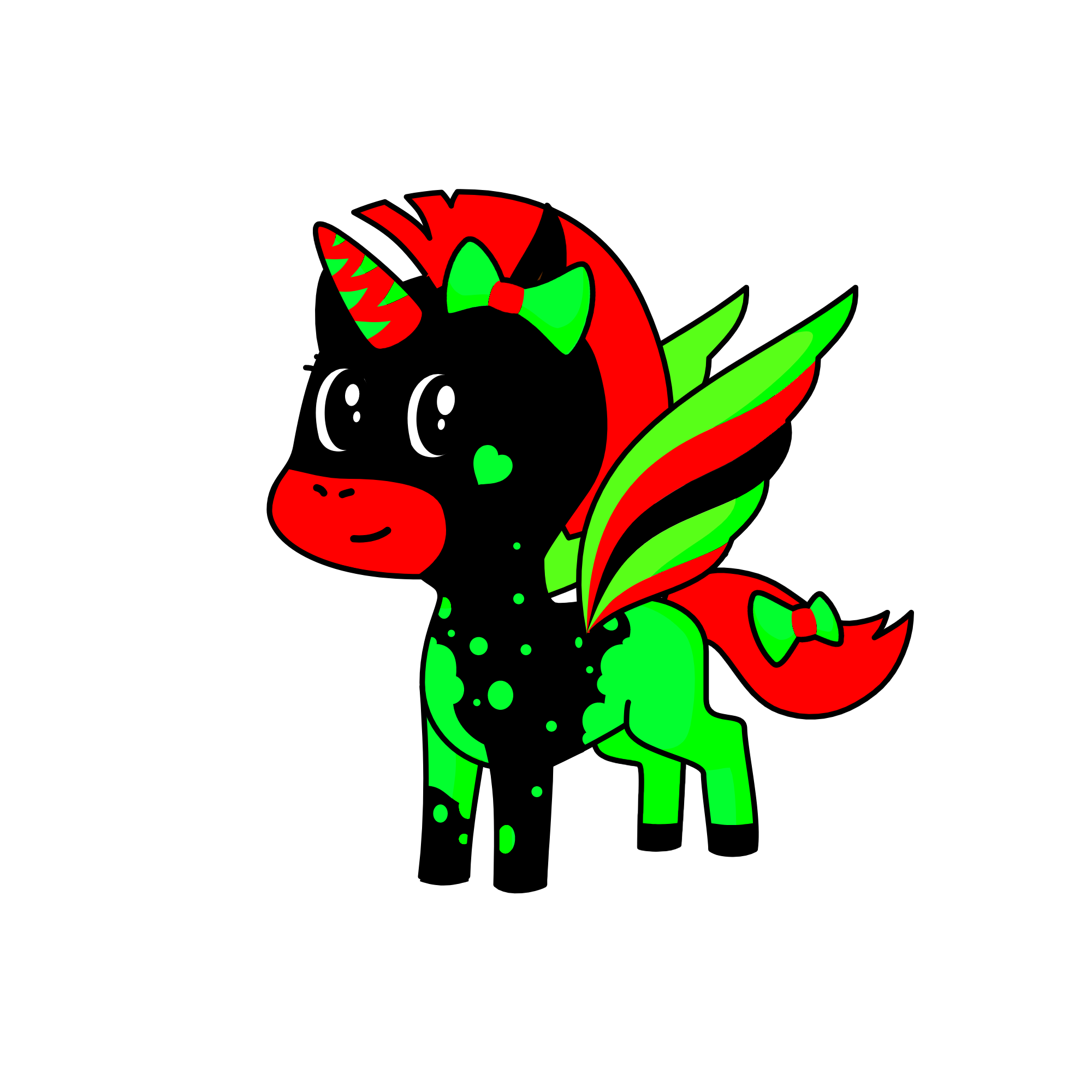 3d light, the unicorn