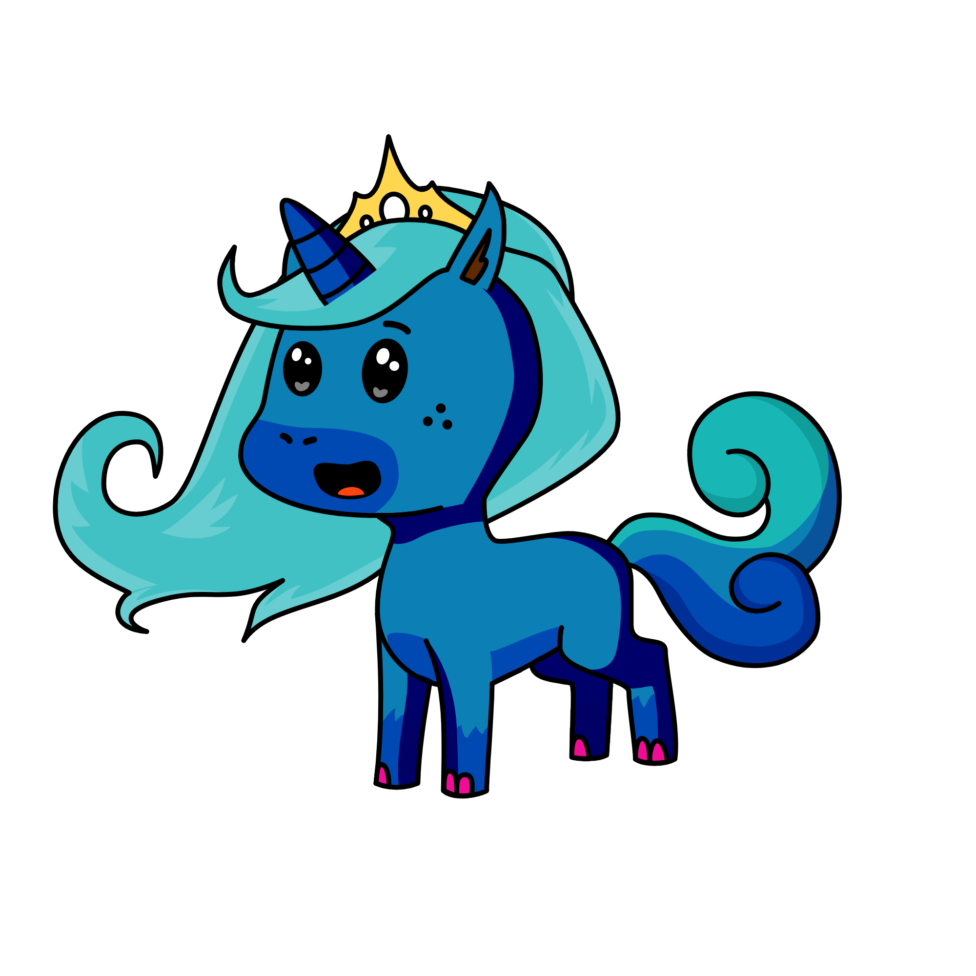sapphire, the unicorn