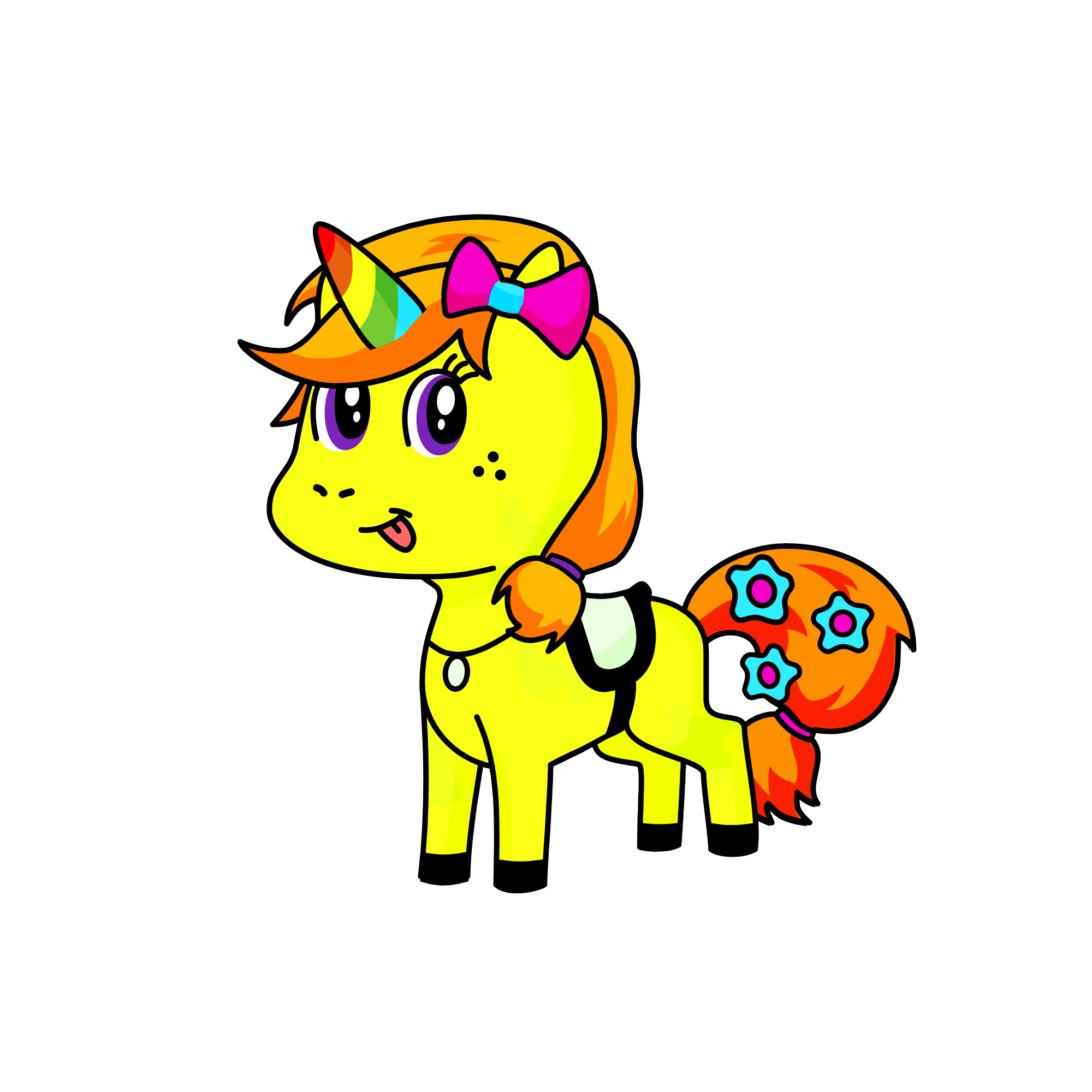 Sunny, the unicorn