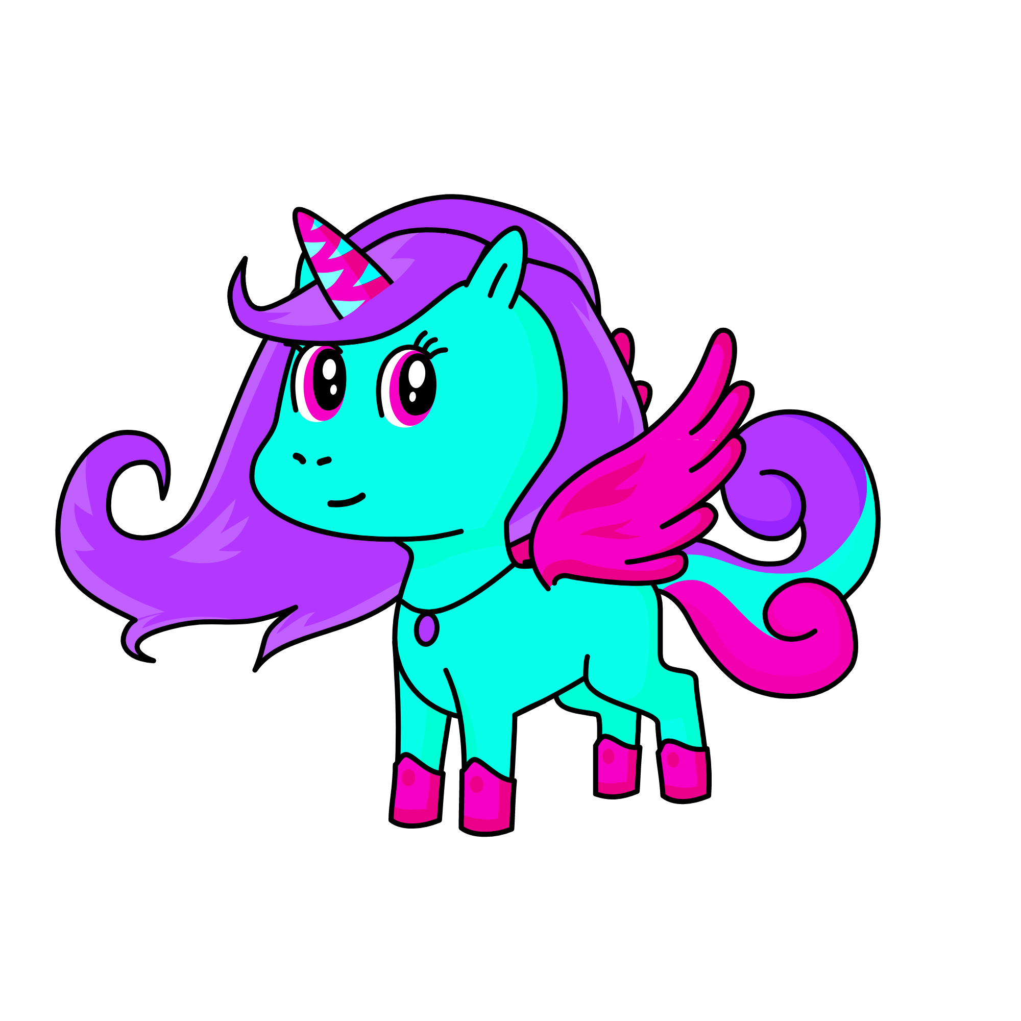 Luna , the unicorn