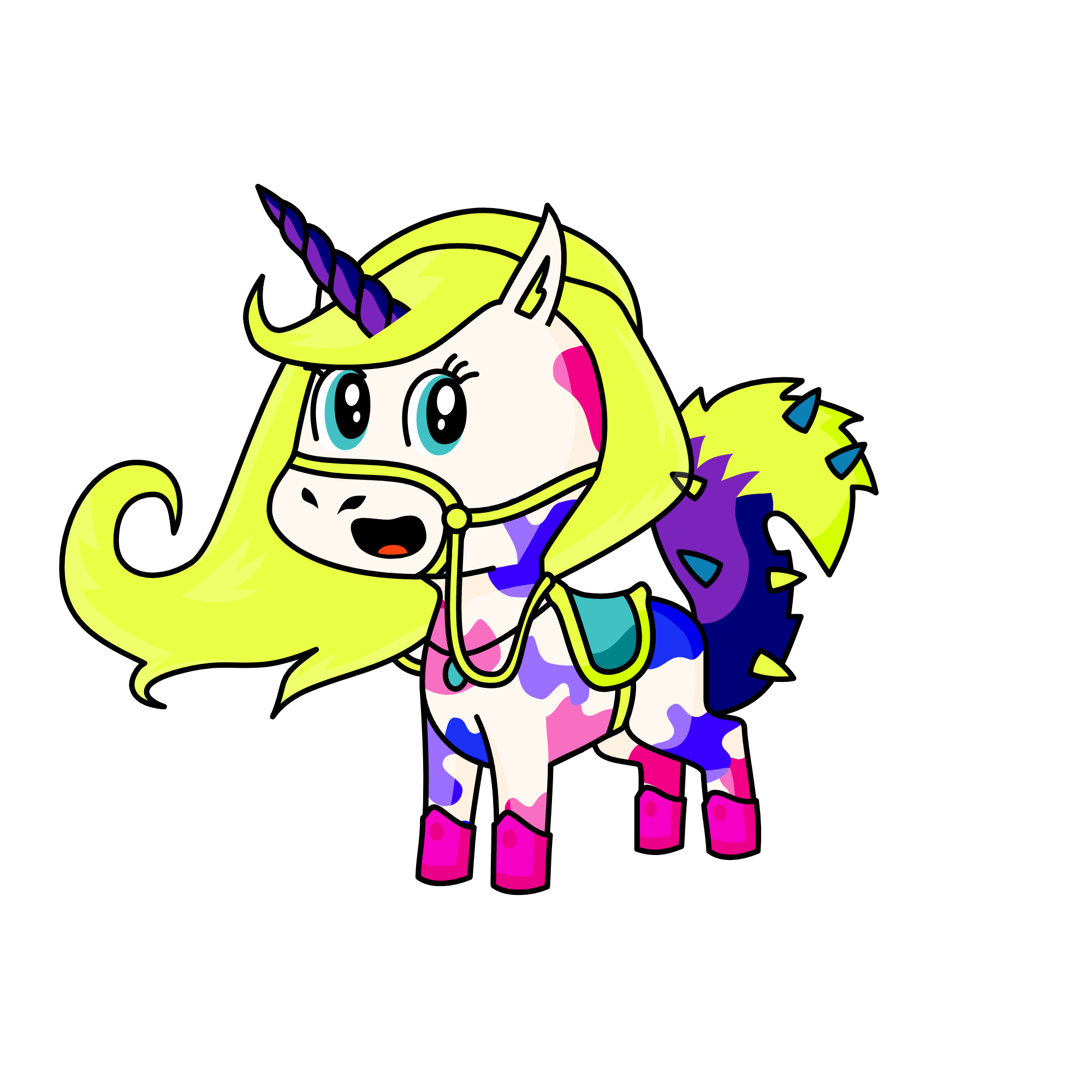 Aline, the unicorn