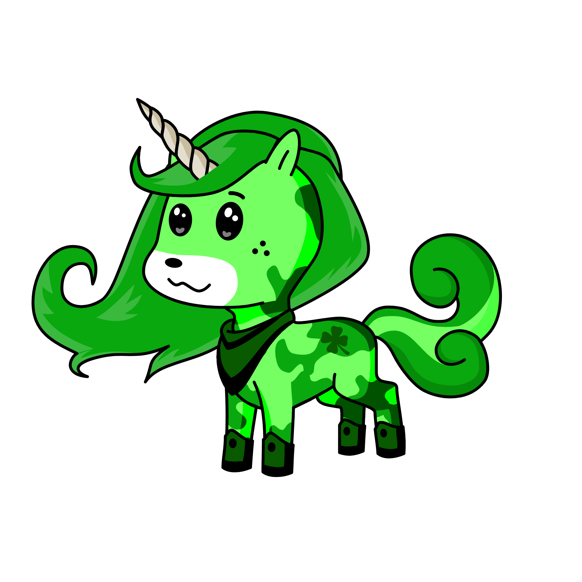 Lucky, the unicorn