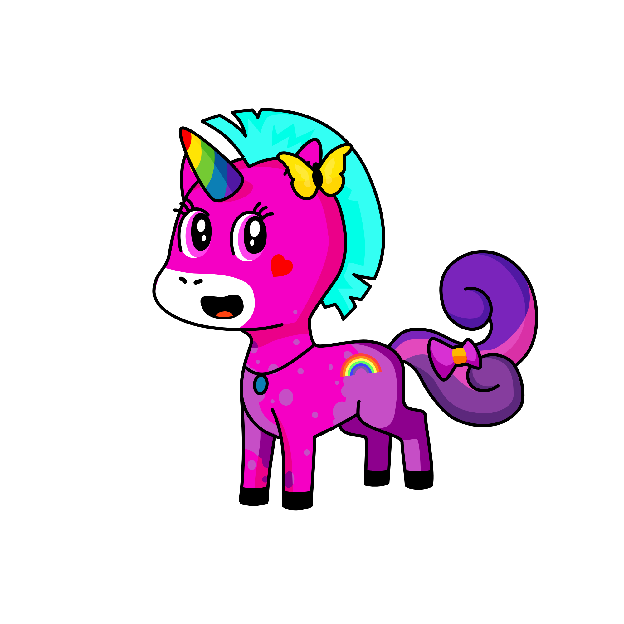 MAYA, the unicorn
