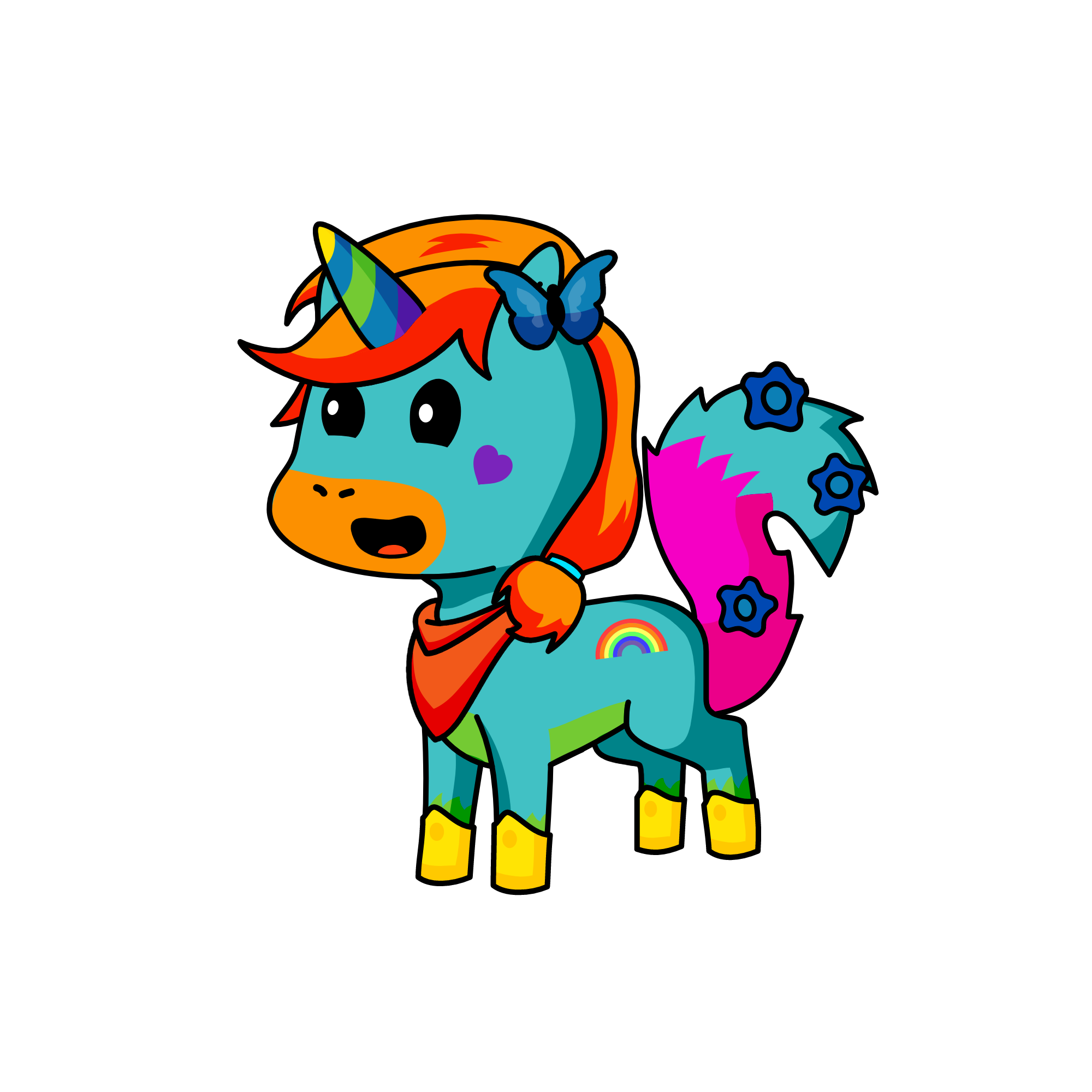 Da, the unicorn