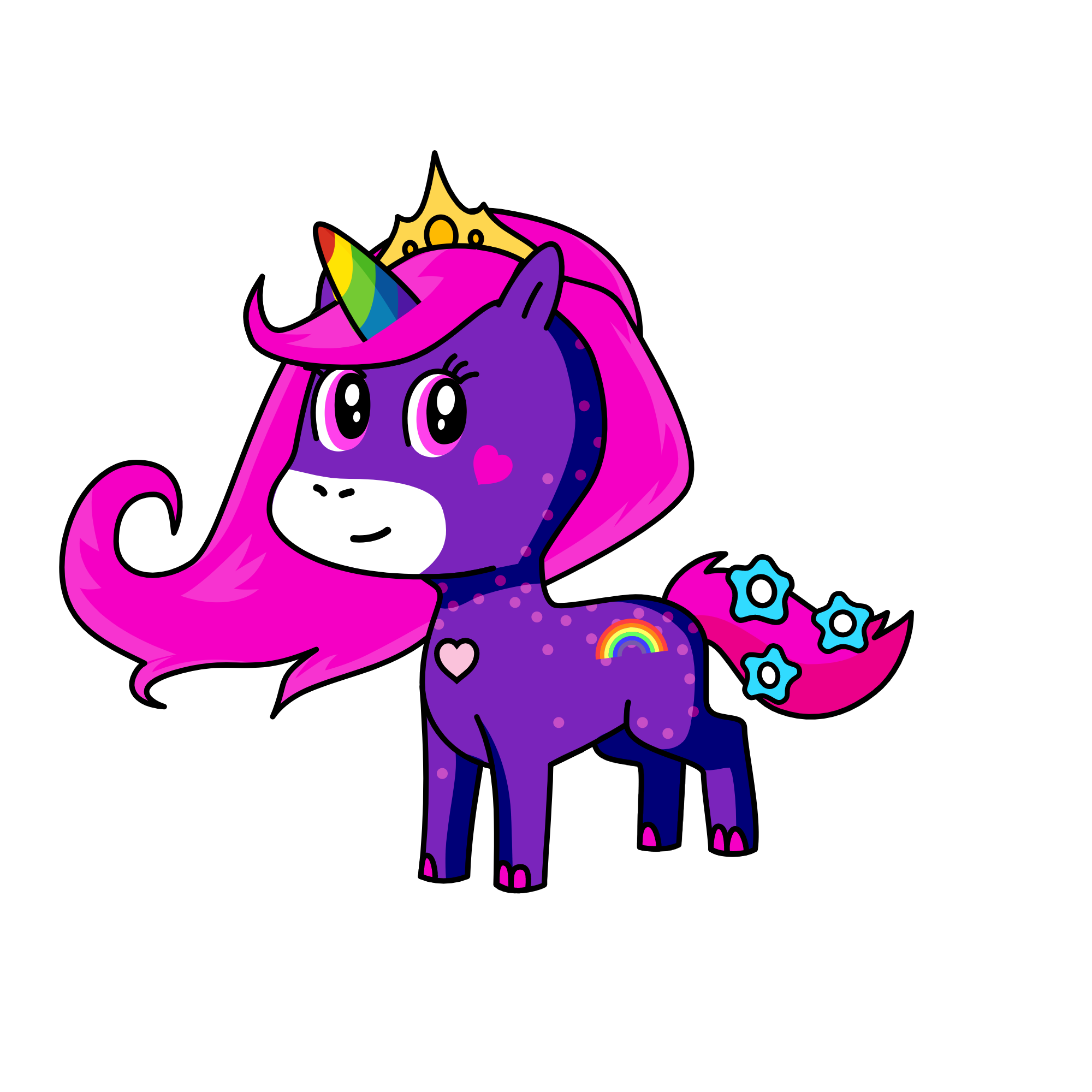 princess Rainbowcorn, the unicorn