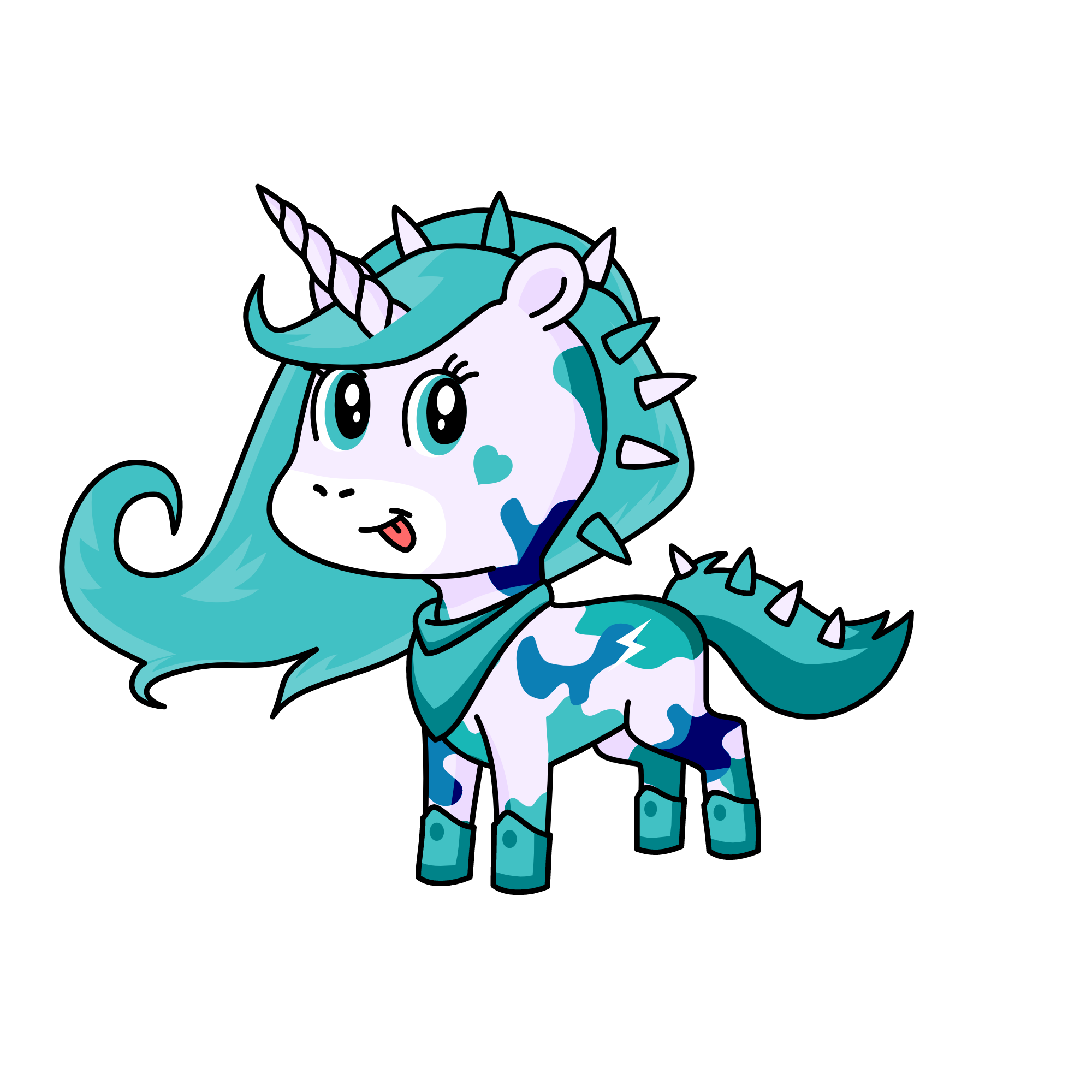 Winter, the unicorn