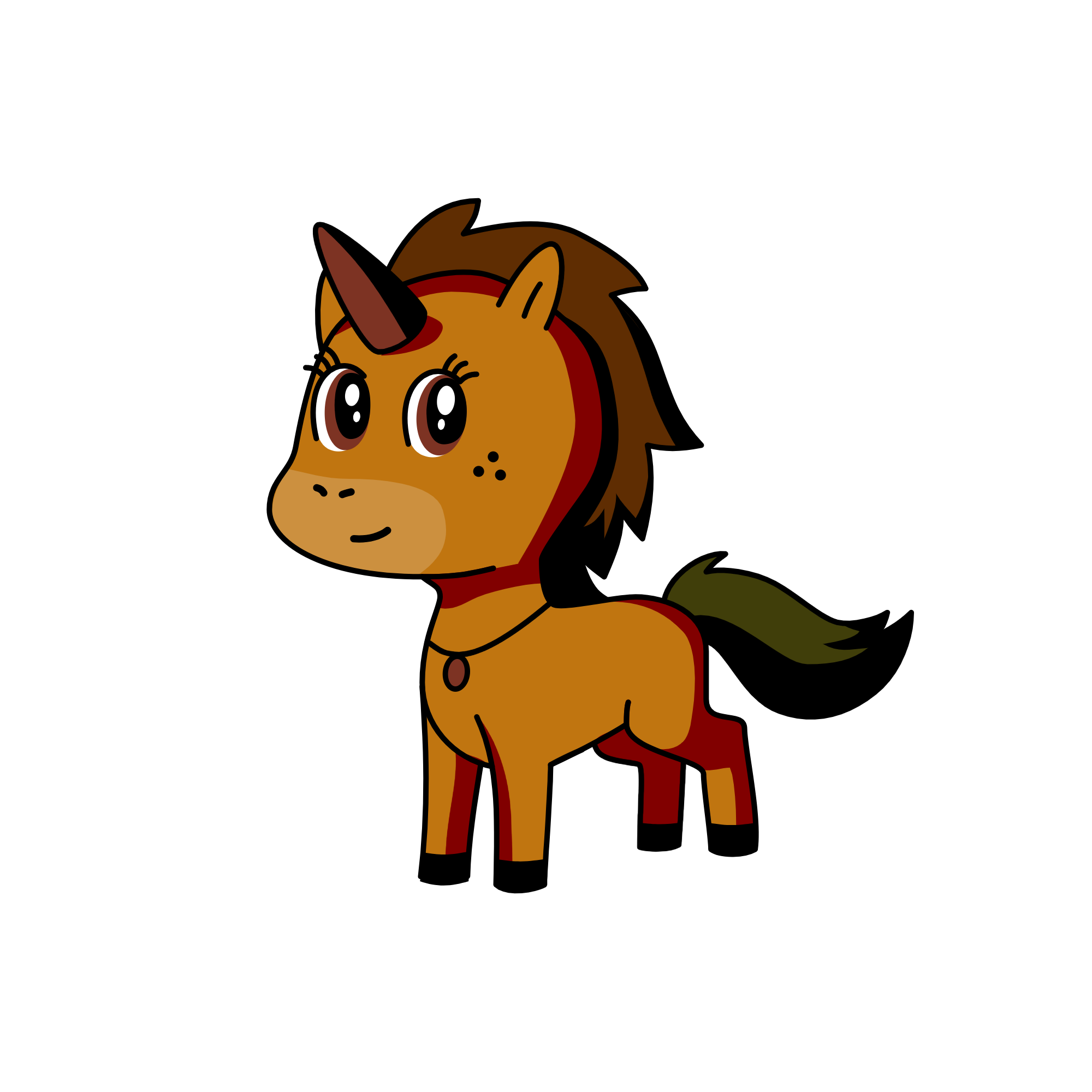 Brownie, the unicorn