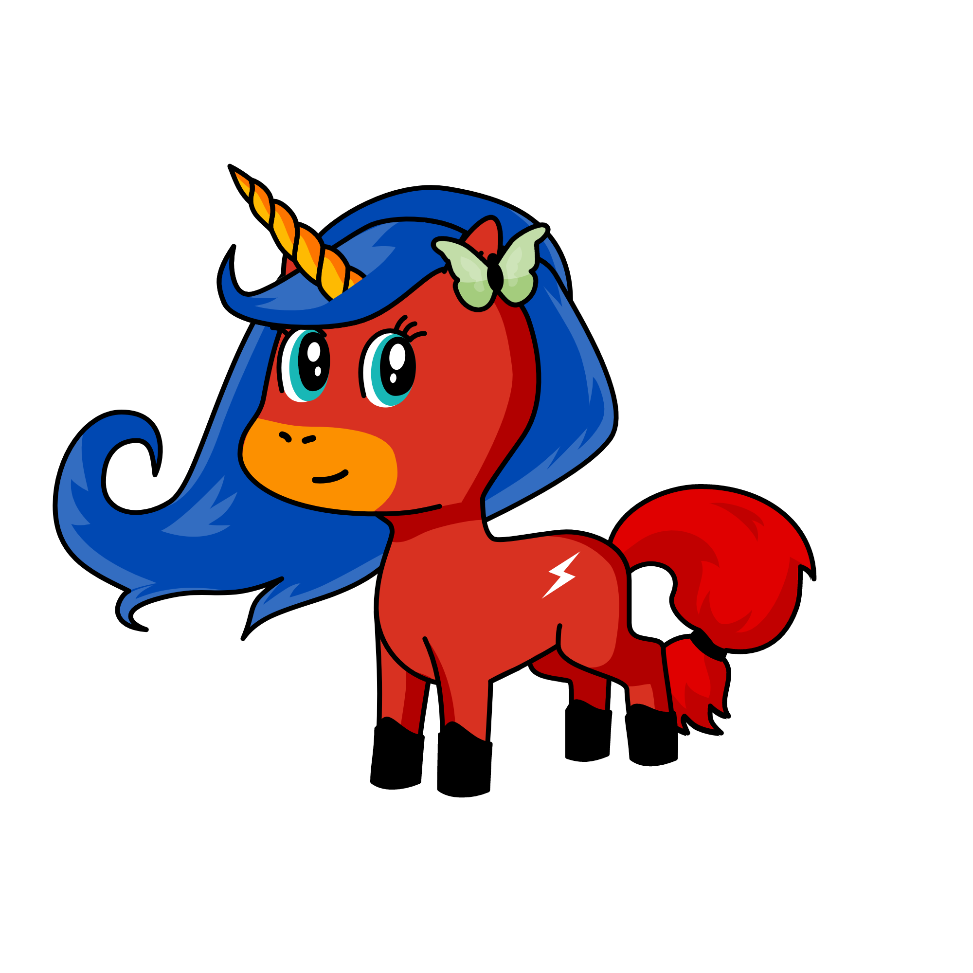 LadyBug, the unicorn
