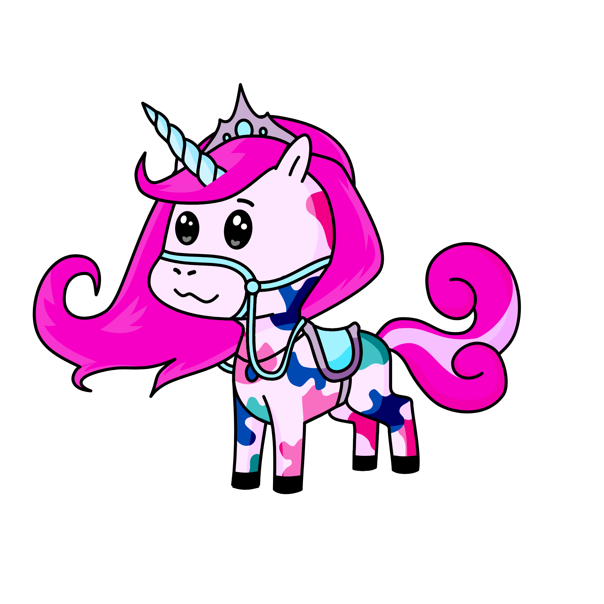 Queen Larissa, the unicorn
