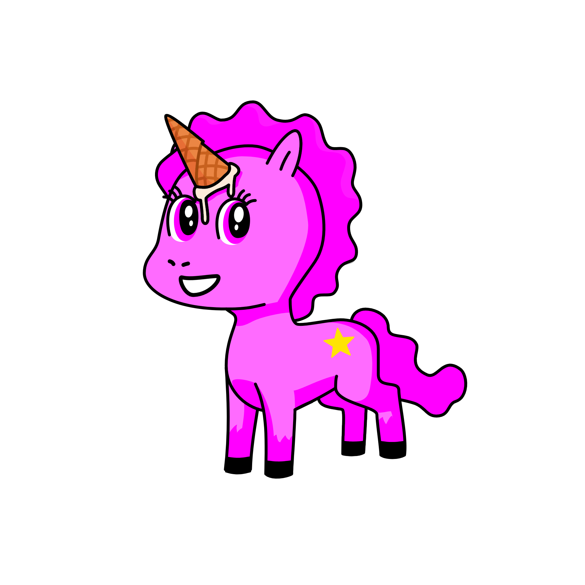 Pinkie Pie, the unicorn
