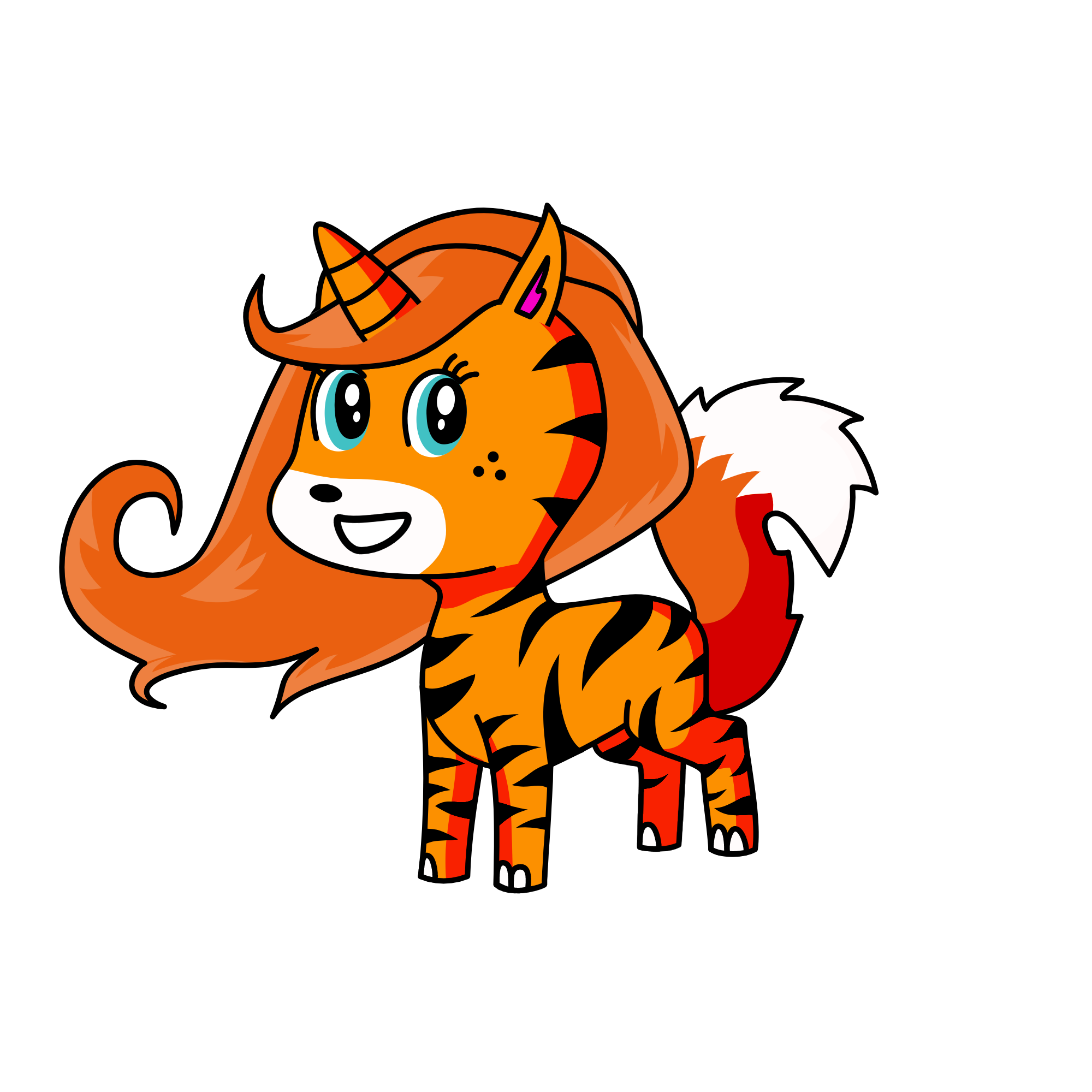 Tiger, the unicorn