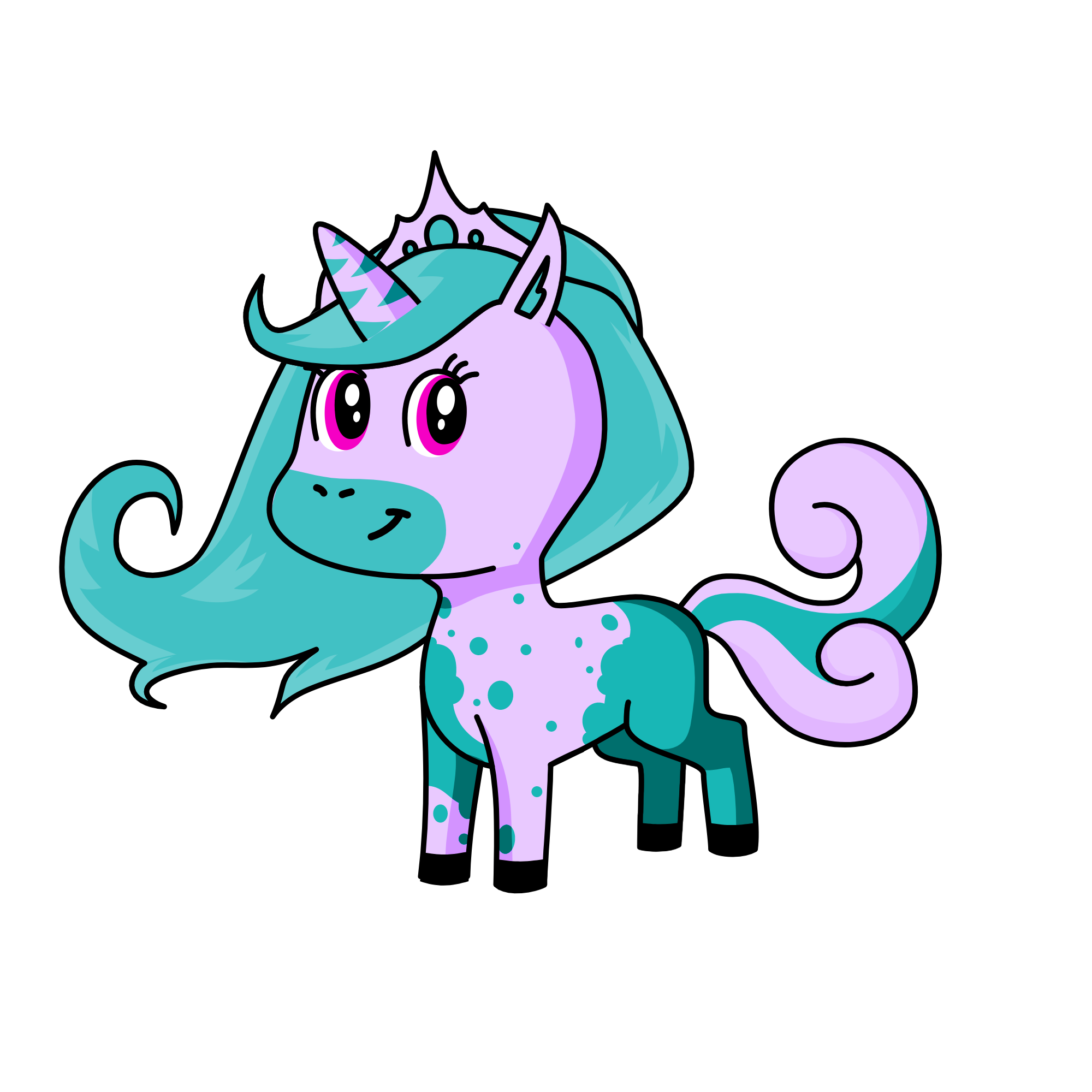 layloni and sylvia, the unicorn