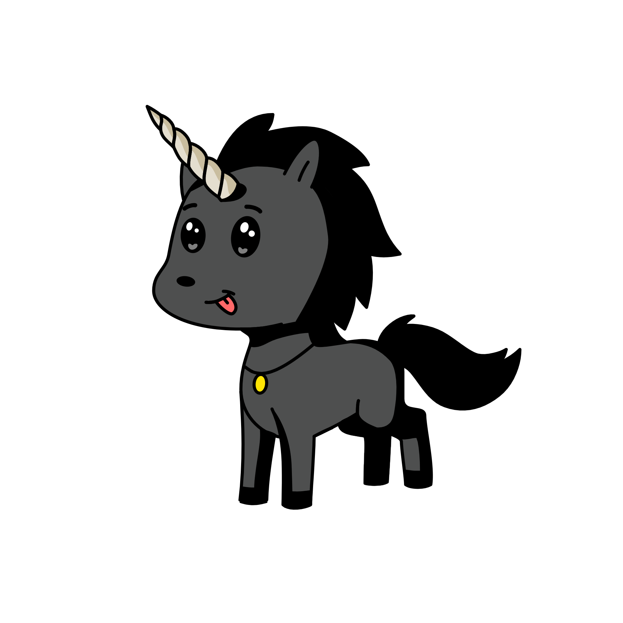 Cat noir, the unicorn