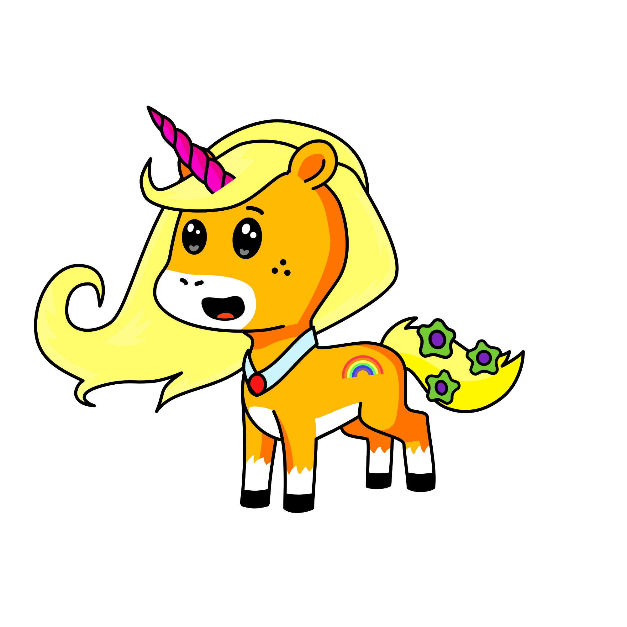 rainbow, the unicorn
