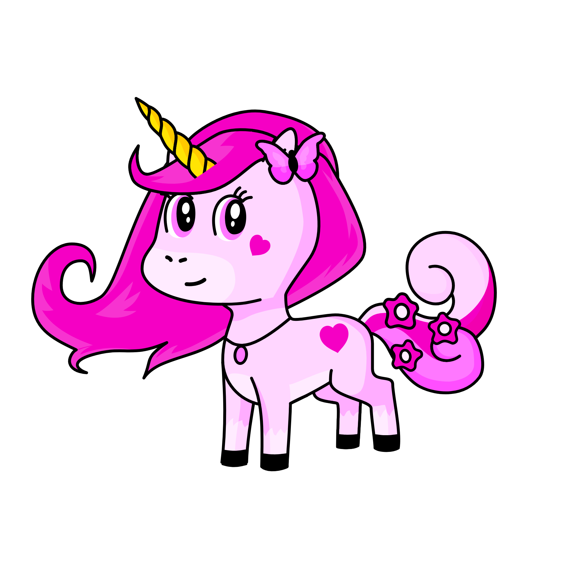 angle, the unicorn