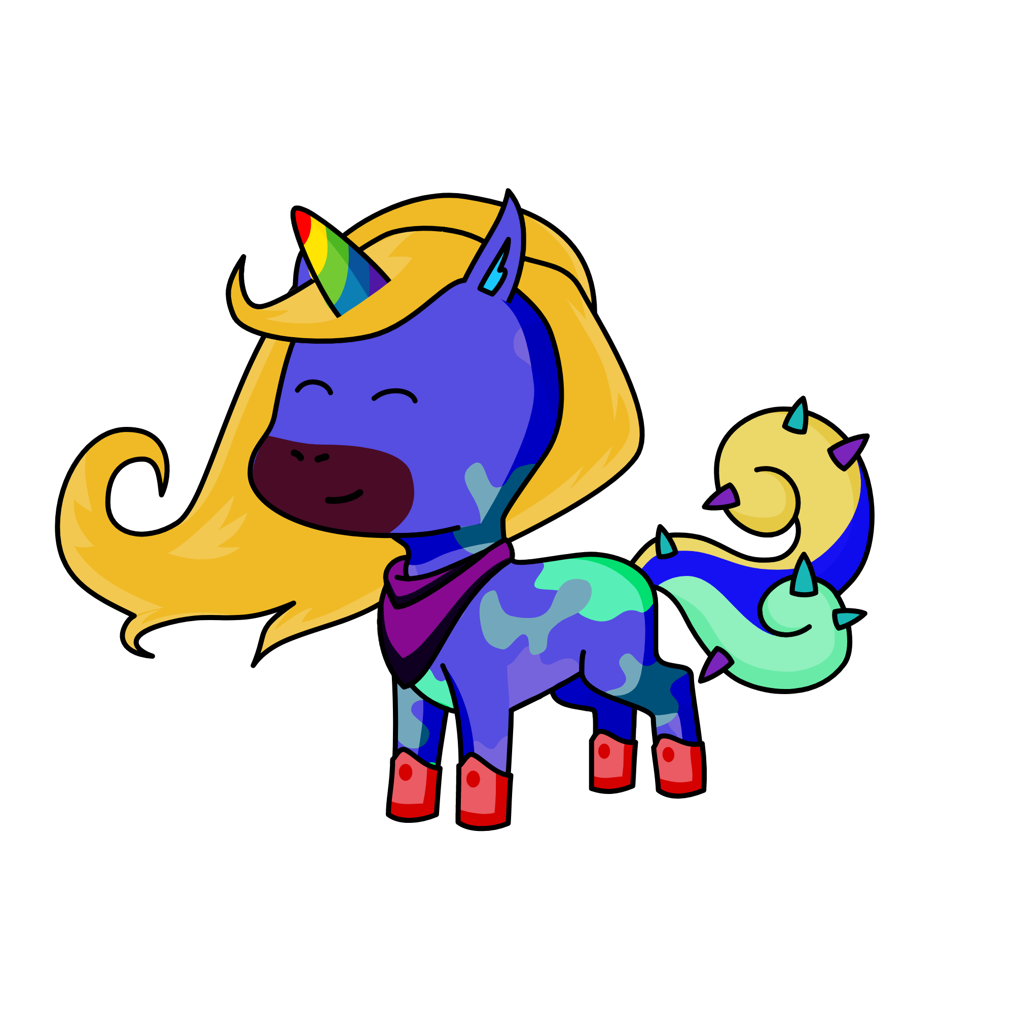 the unicorn that past away 1'0000 years ago because she use all her power to defeat the evil., the unicorn