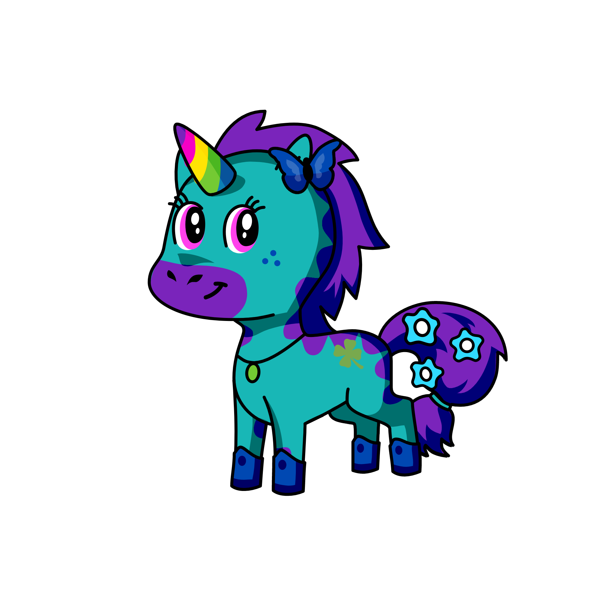 jade, the unicorn