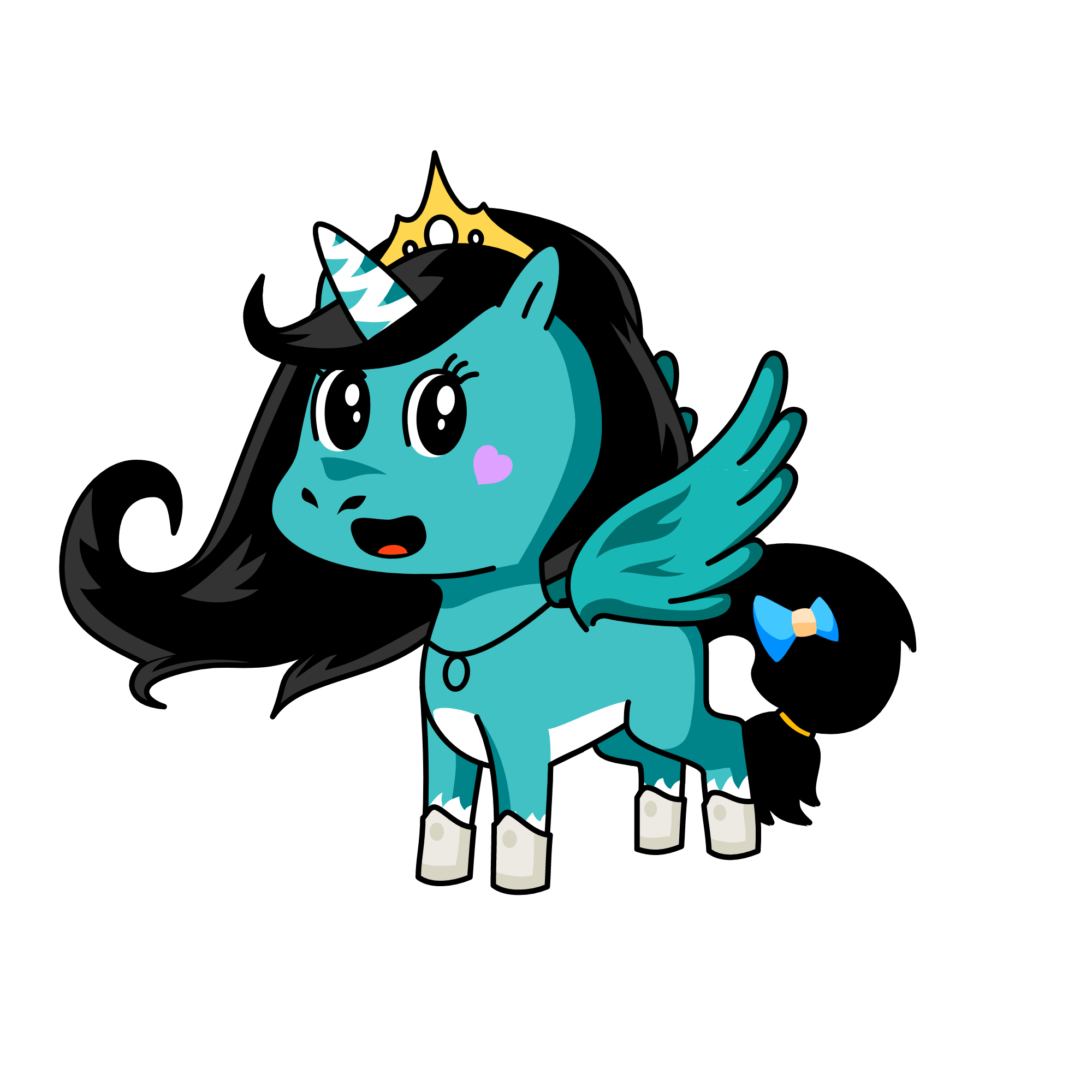 Sparkles, the unicorn